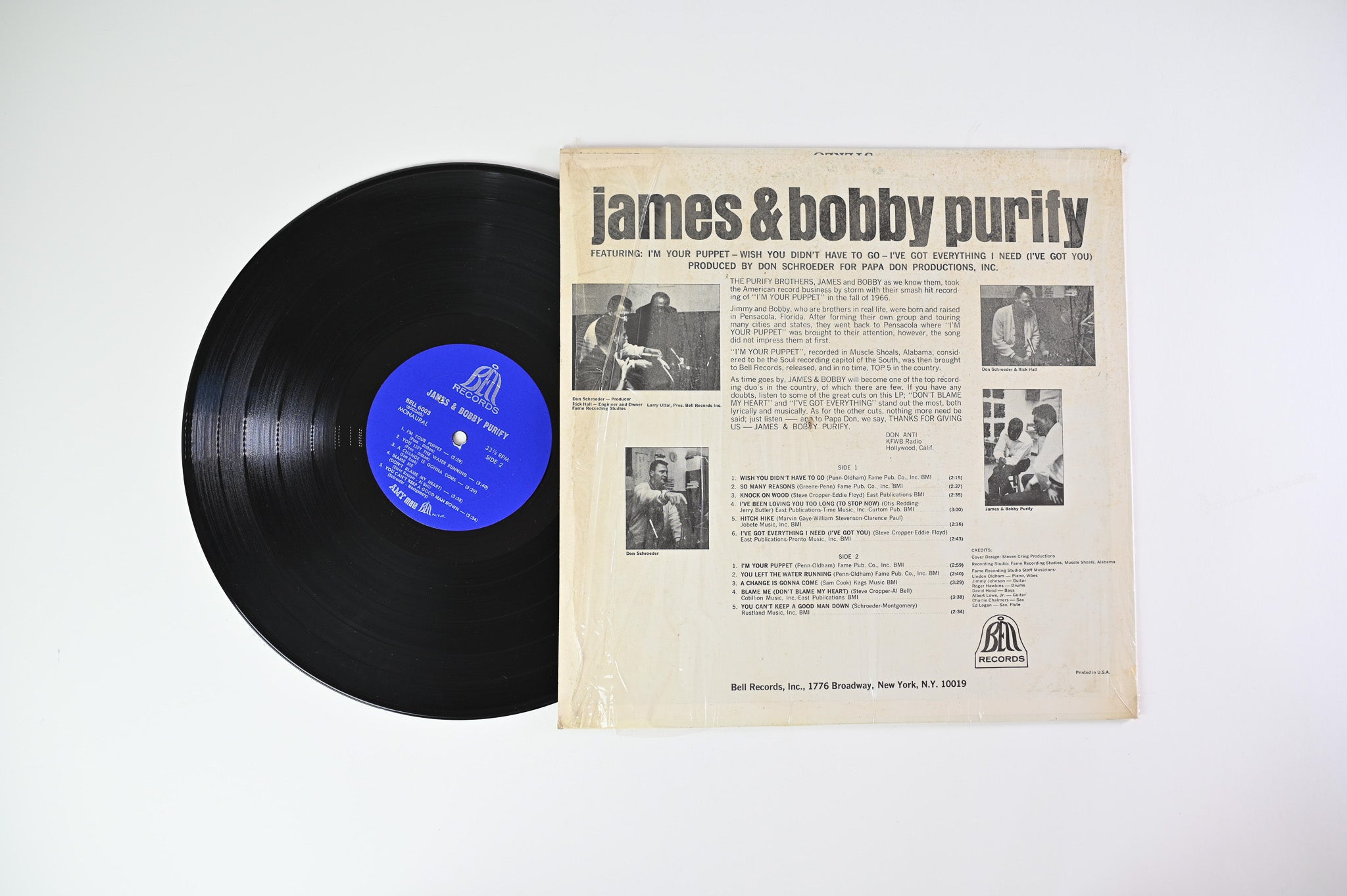 James & Bobby Purify - James & Bobby Purify on Bell Mono