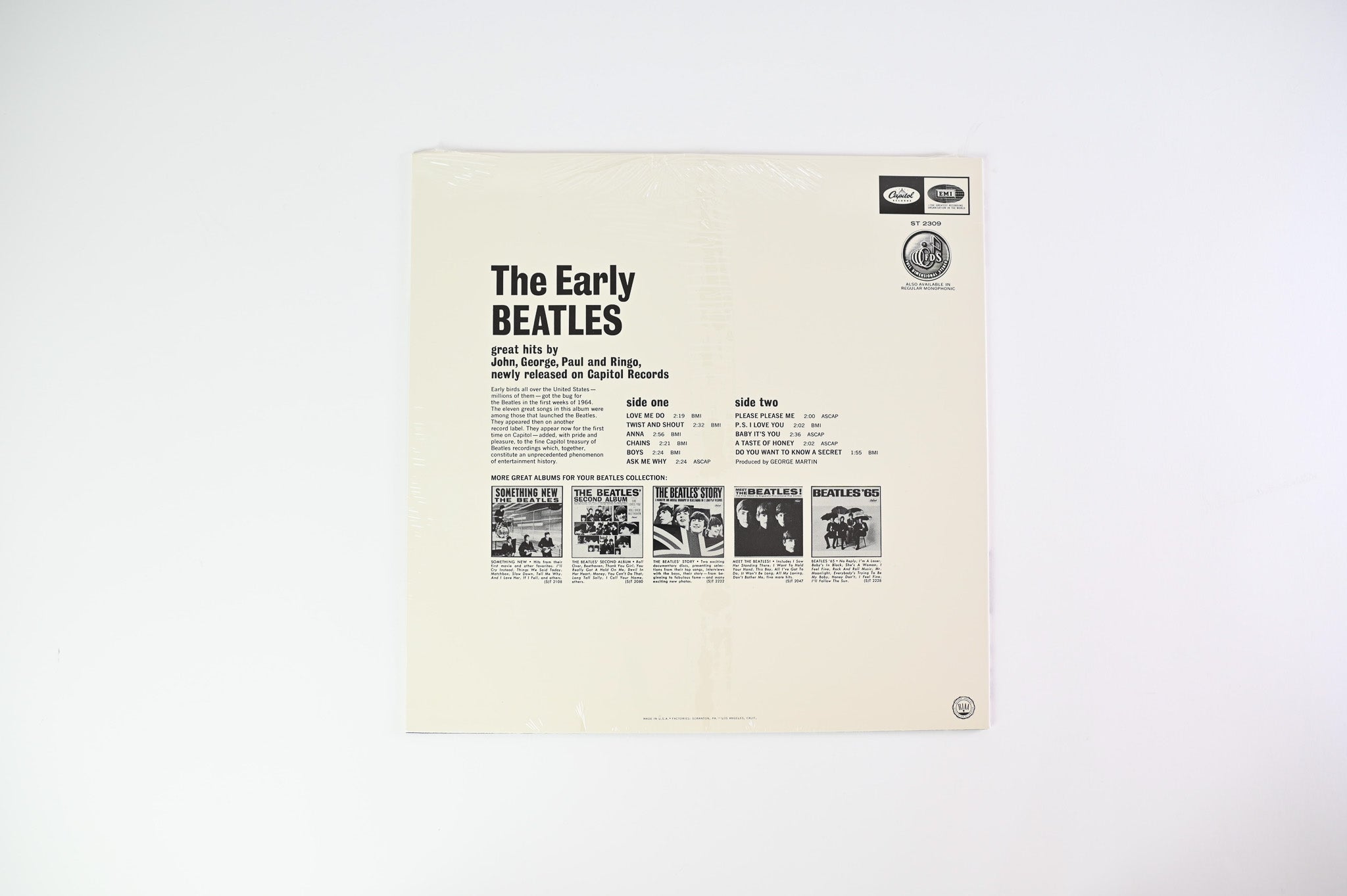 The Beatles - The Early Beatles on Capitol 1980's Reissue Sealed