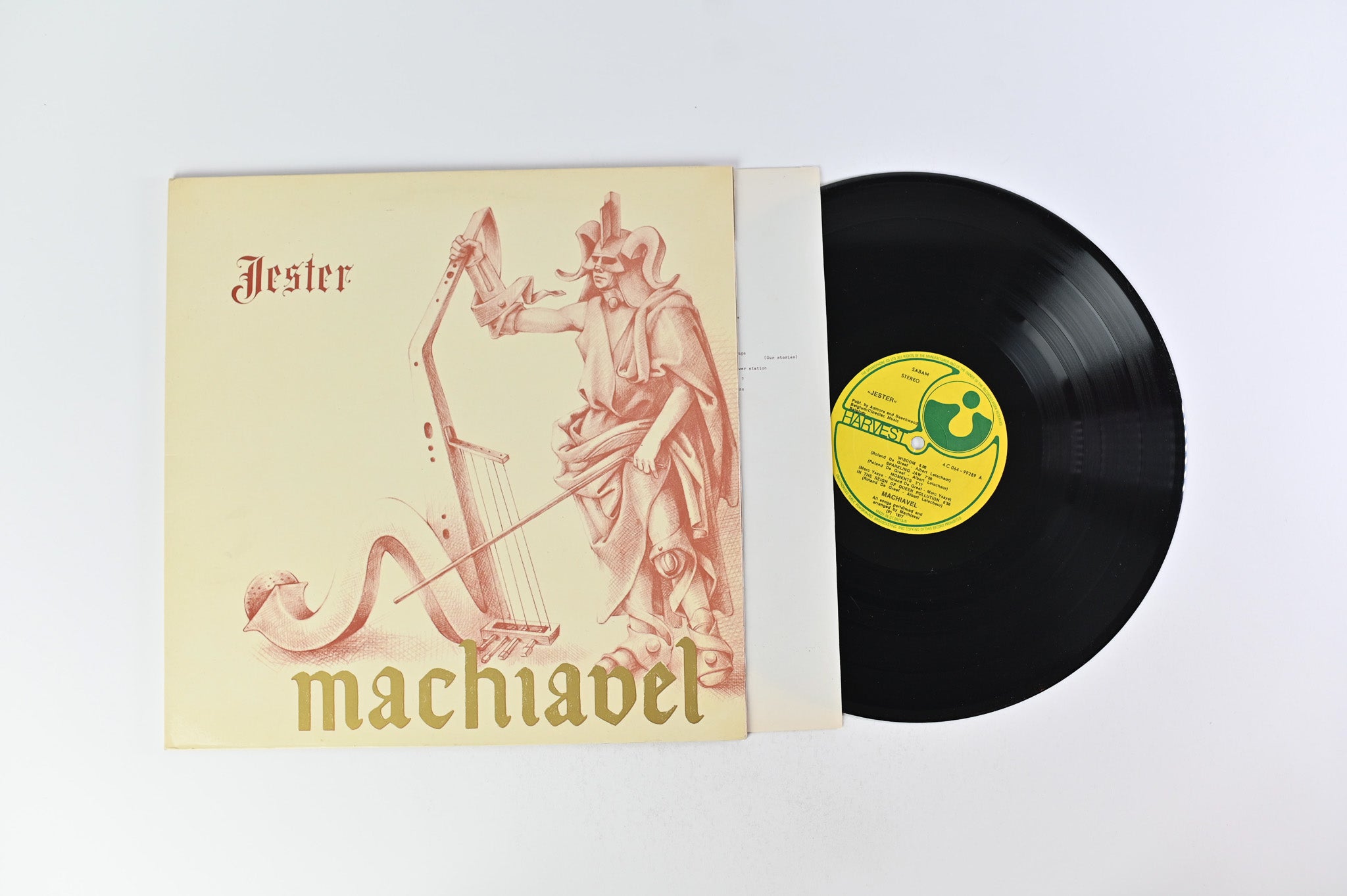 Machiavel - Jester on Harvest - Belgium pressing