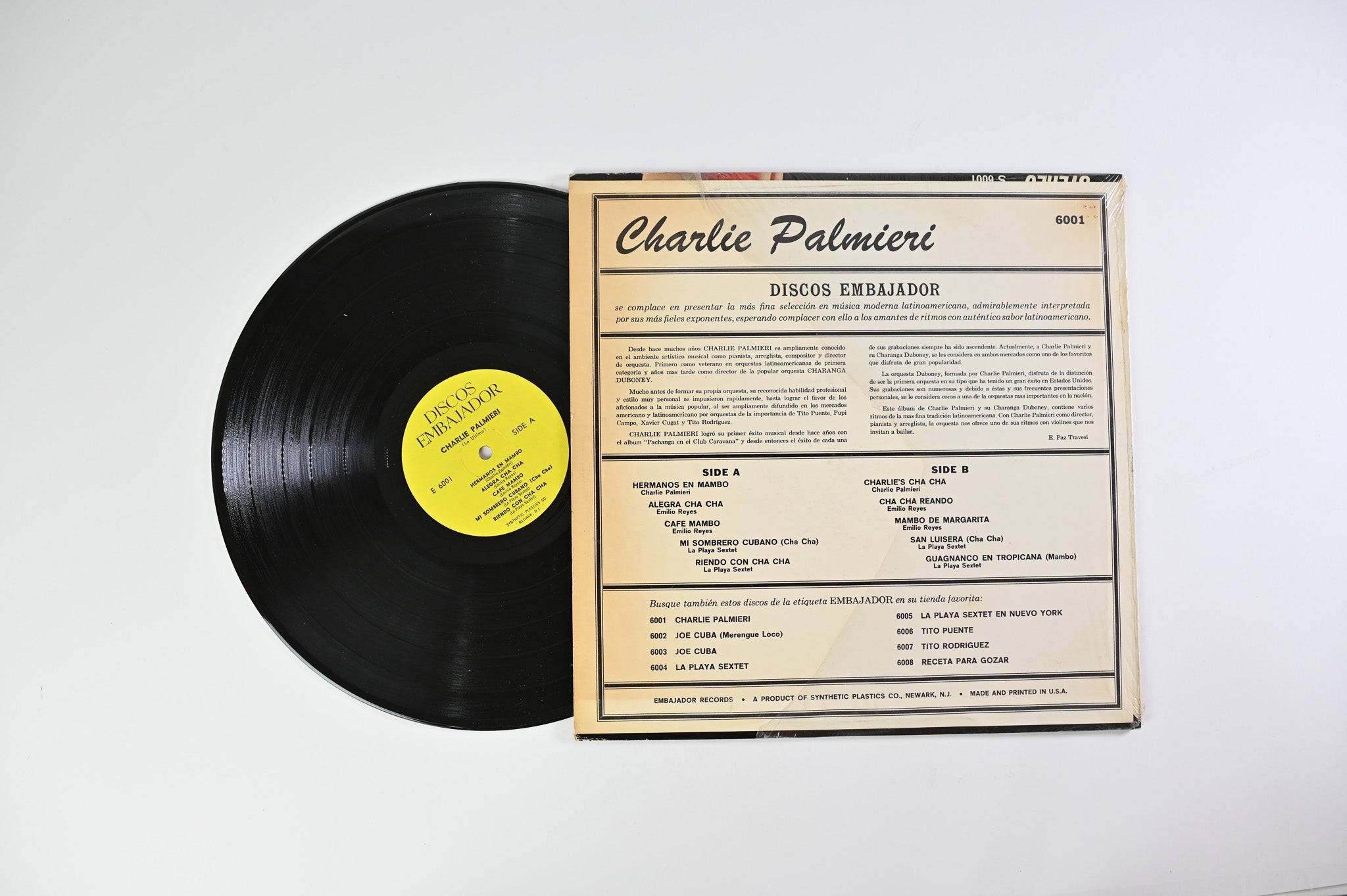 Charlie Palmieri - Lo Ultimo on Discos Embajador