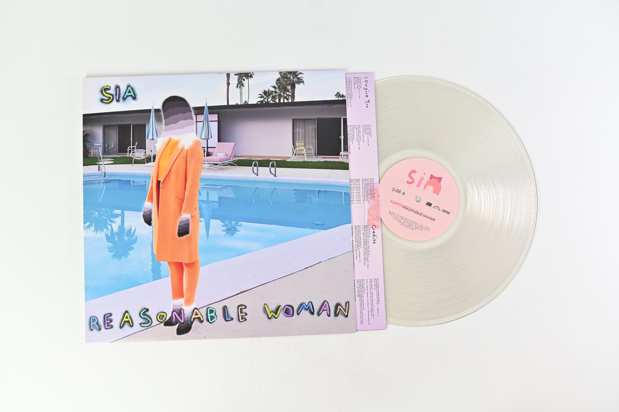 Sia - Reasonable Woman on Monkey Puzzle Ltd Clear Orginal Cover Webstore Exclusive