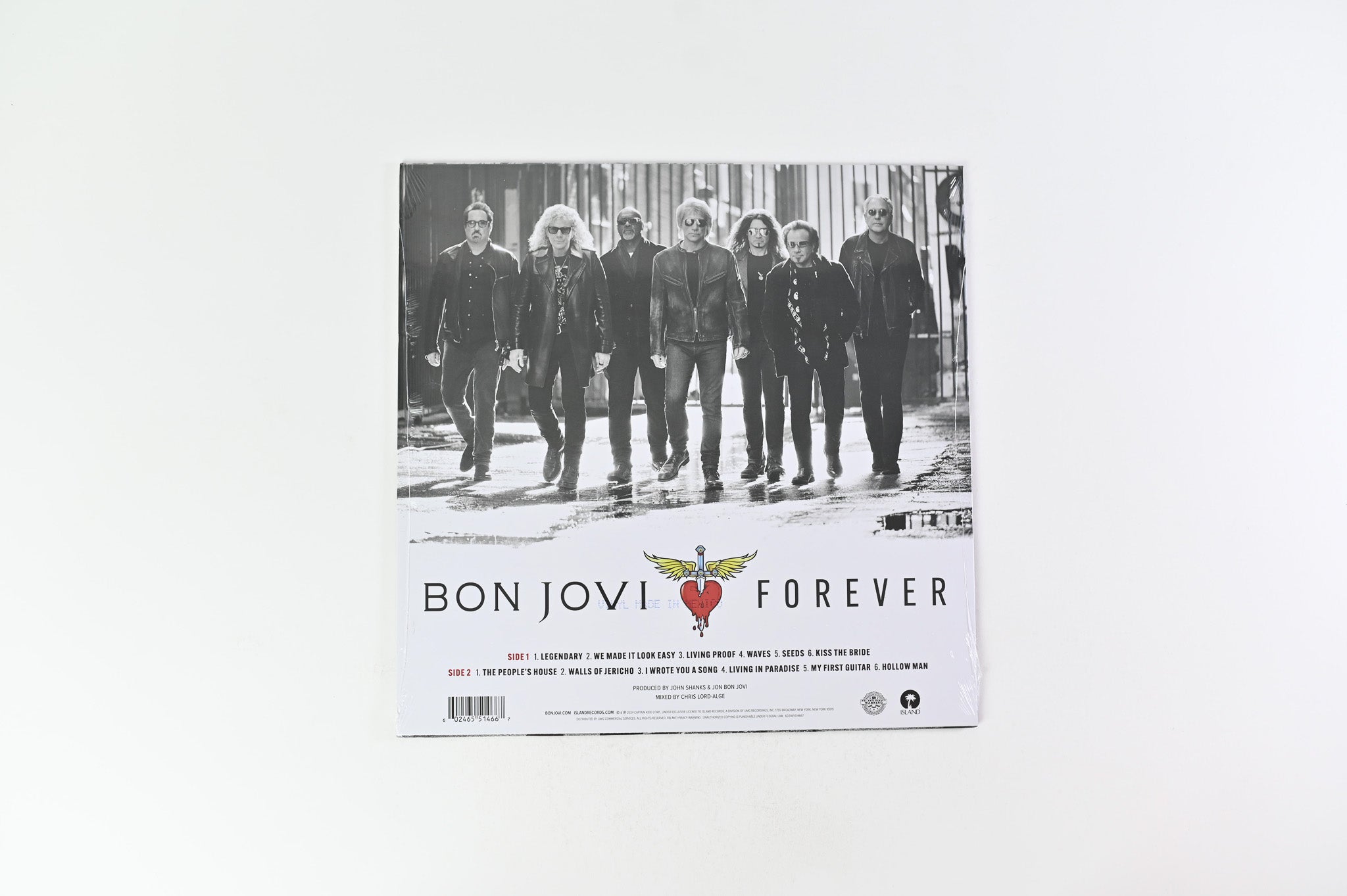 Bon Jovi - Forever on Island Ltd Blue & Clear Split Vinyl Sealed