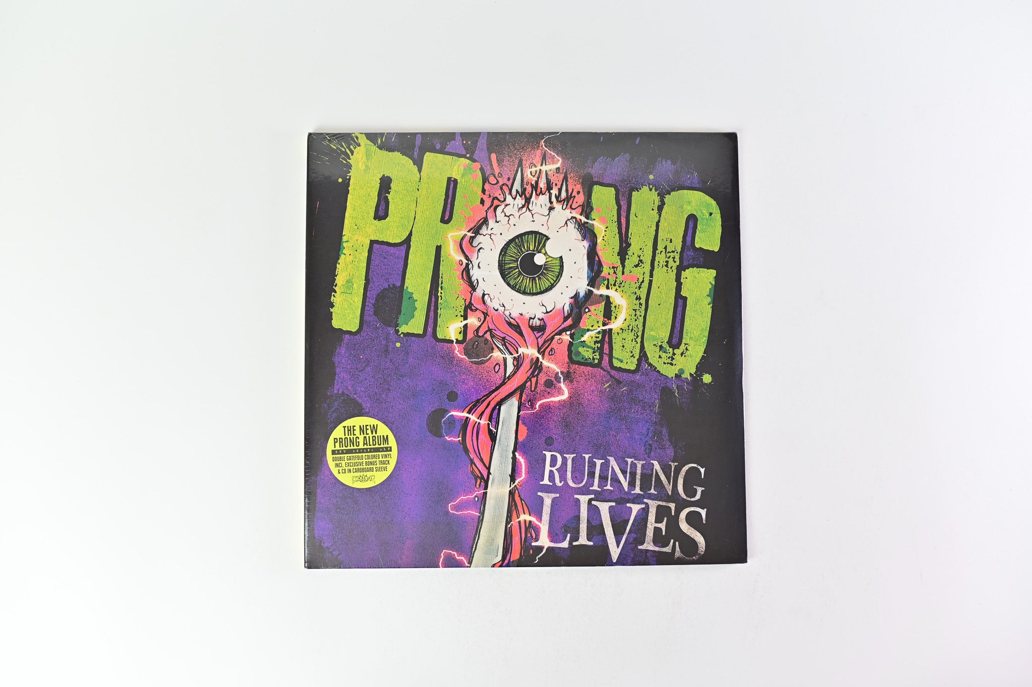 Prong - Ruining Lives on Steamhammer Ltd Purple Vinyl Sealed