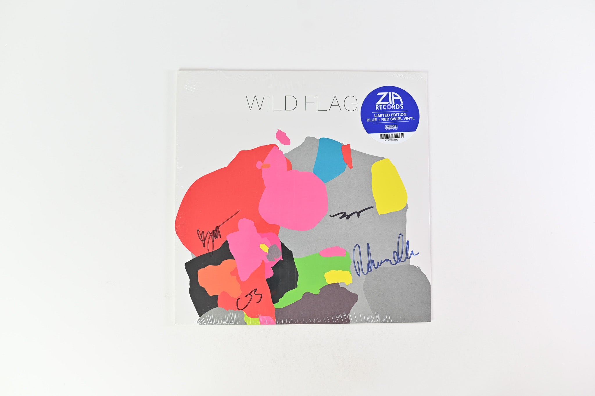 Wild Flag - Wild Flag on Merge Ltd Blue Red Swirl Sealed