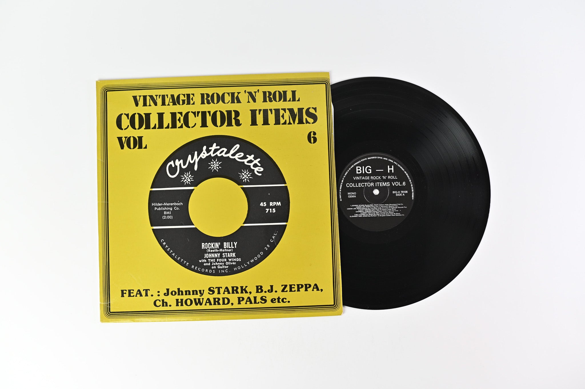 Various - Vintage Rock 'N' Roll Collector Items Vol. 6 on Big-H Records