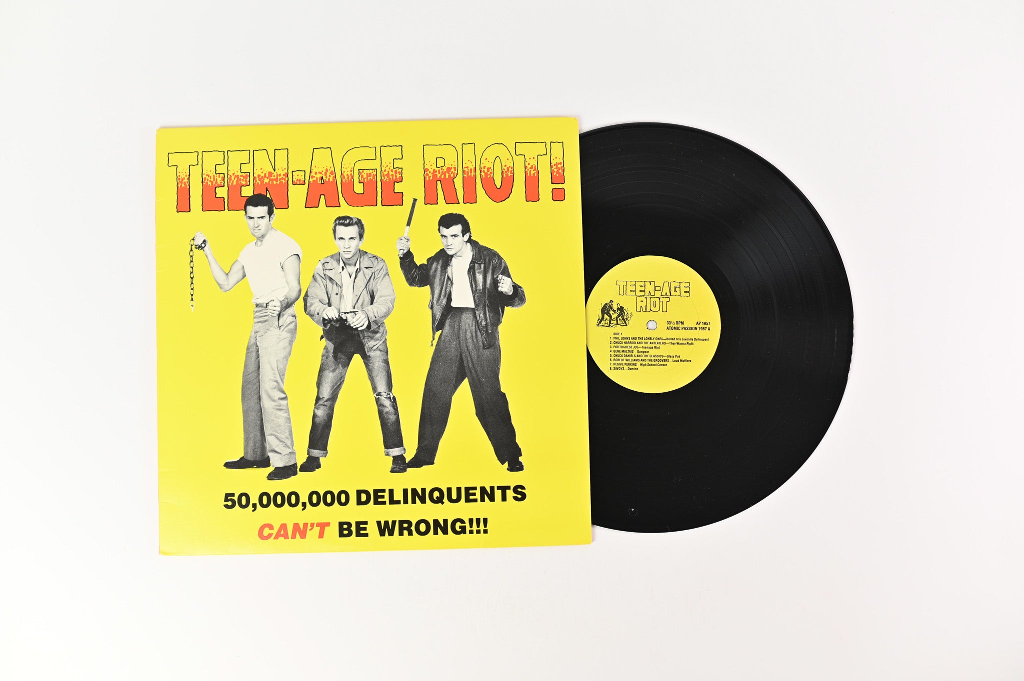 Various - Teen-Age Riot! - 50,000,000 Delinquents Can't Be Wrong!!! on Atomic Passion Records