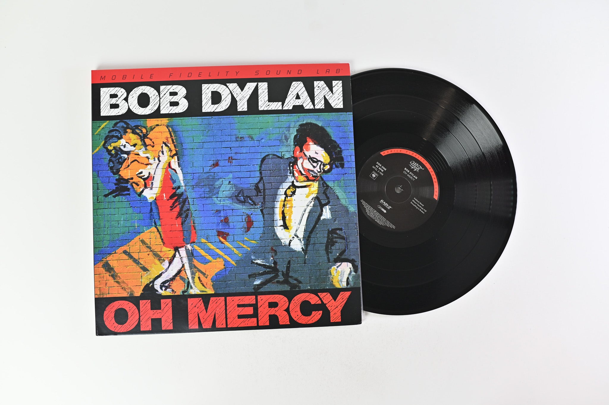 Bob Dylan - Oh Mercy Mobile Fidelity Sound Lab Ltd Numbered 45 RPM 180 Gram Reissue