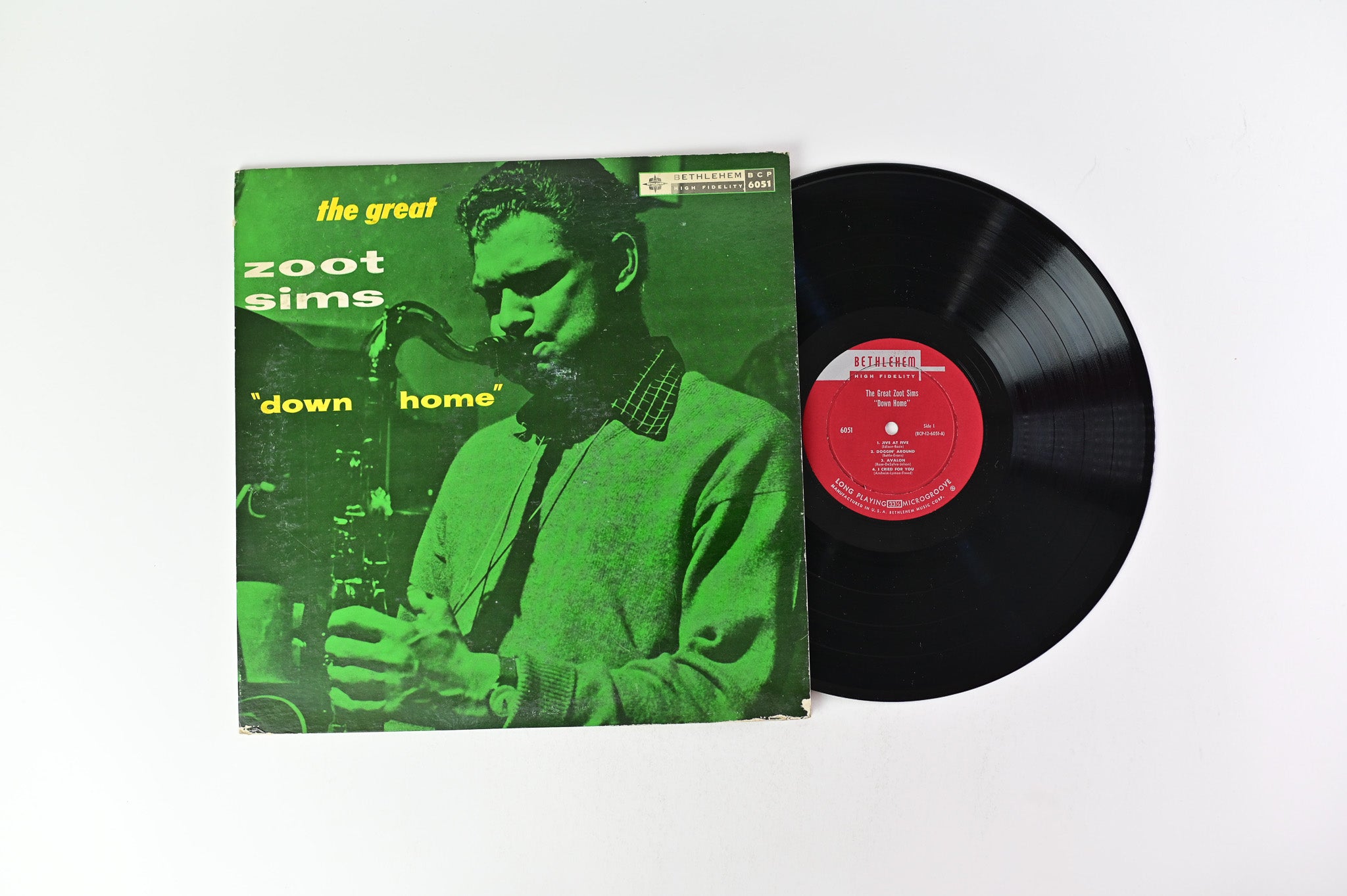 Zoot Sims - Down Home on Bethlehem Mono Deep Groove