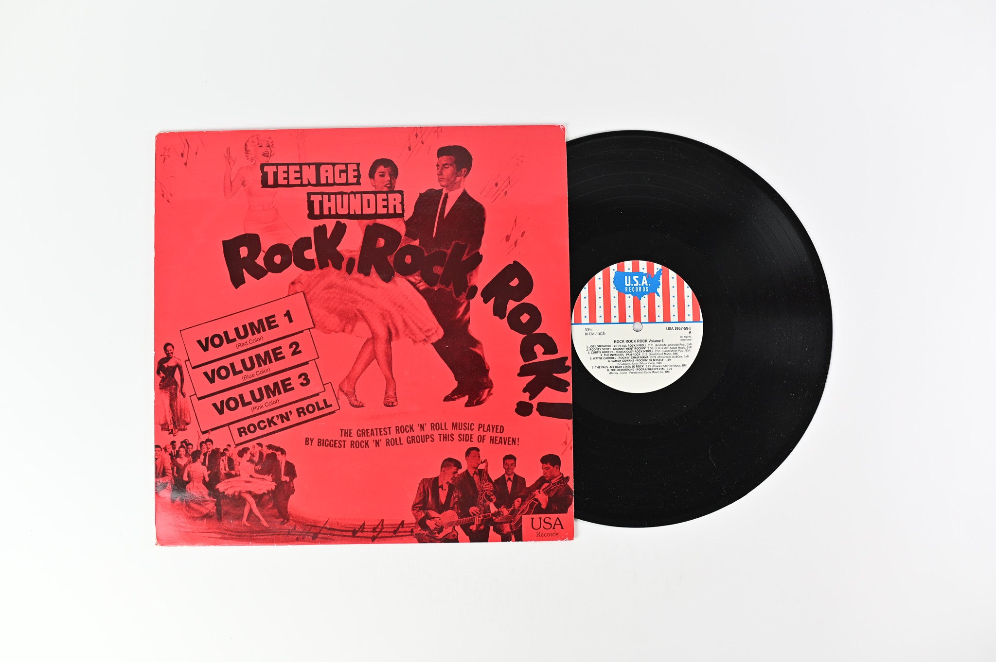 Various - Teen Age Thunder - Rock, Rock, Rock! Volume 1 on U.S.A. Records