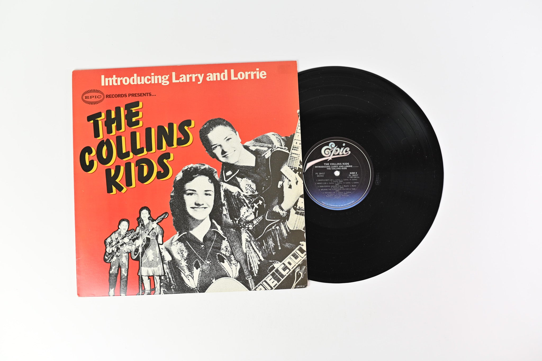 The Collins Kids - Introducing Larry And Lorrie on Epic Records