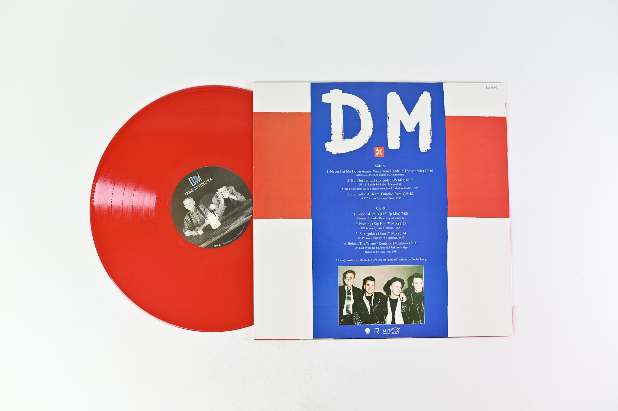 Depeche Mode - Gone To The U.S.A. Red Vinyl Unofficial Pressing