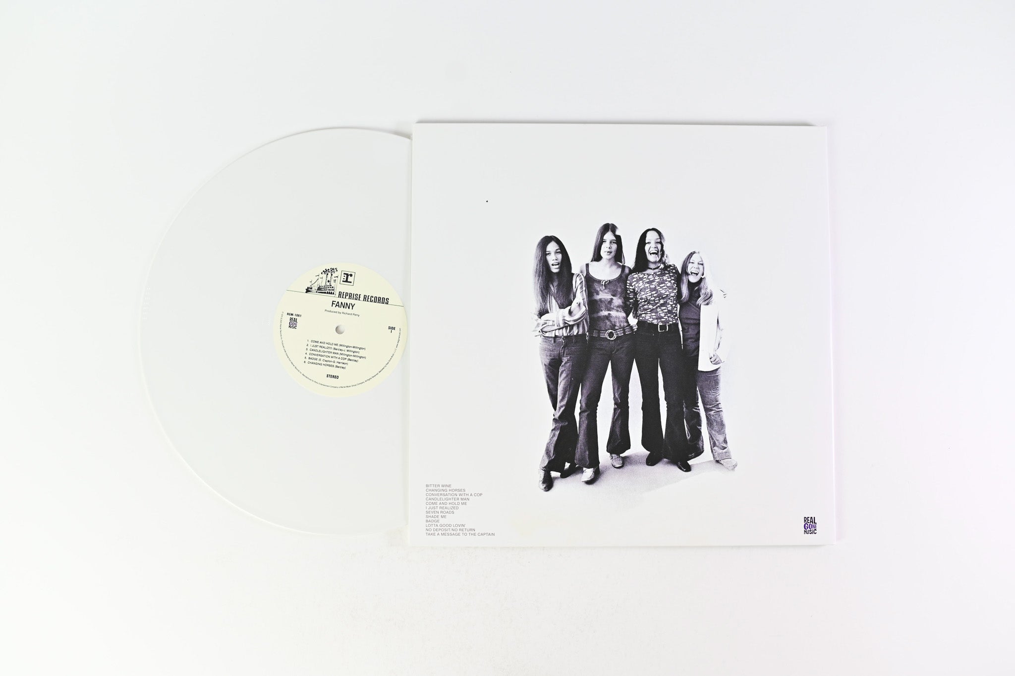 Fanny - Fanny on Real Gone Ltd White Vinyl Reissue