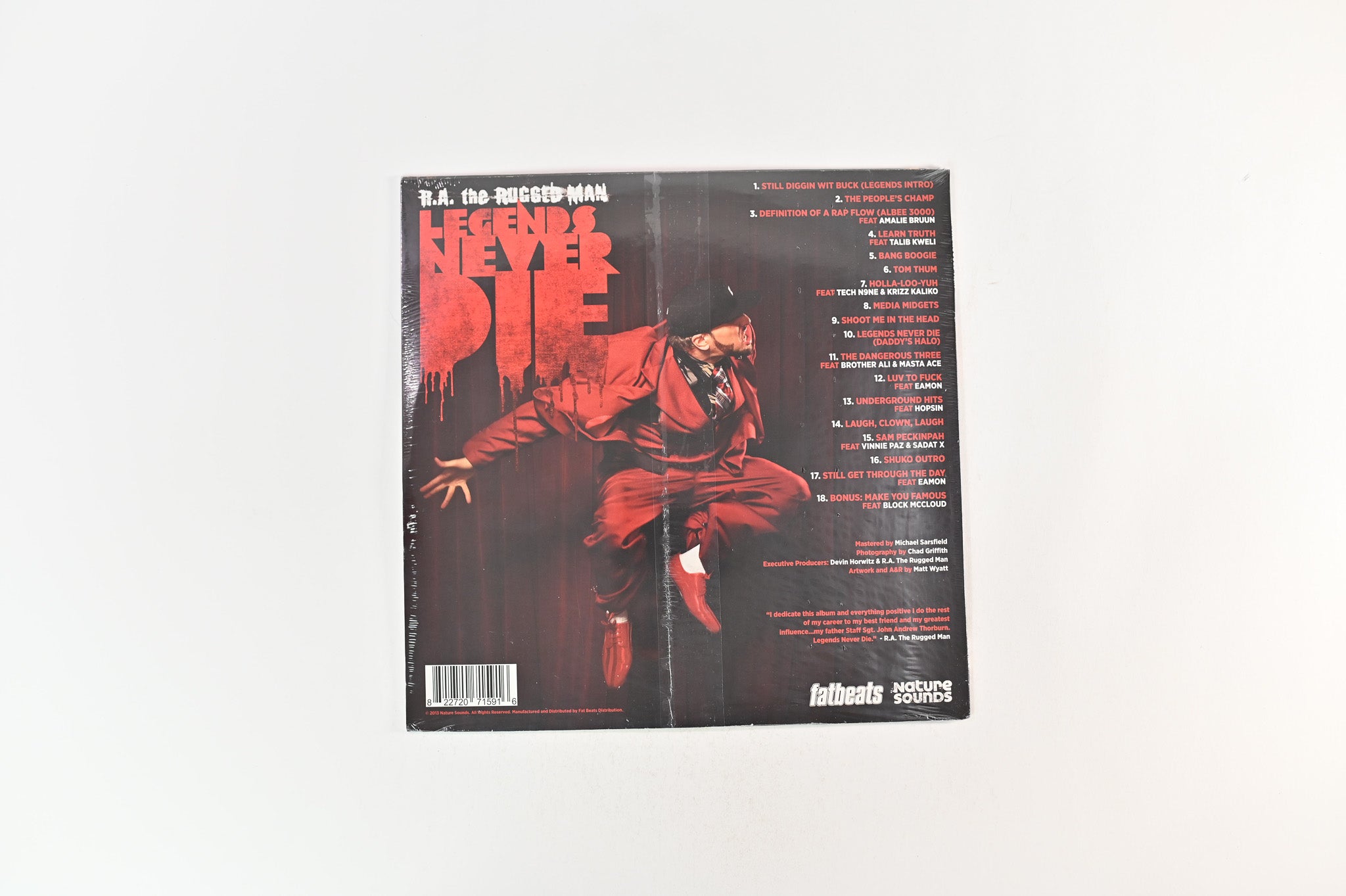 R.A. The Rugged Man - Legends Never Die on Nature Sounds Sealed