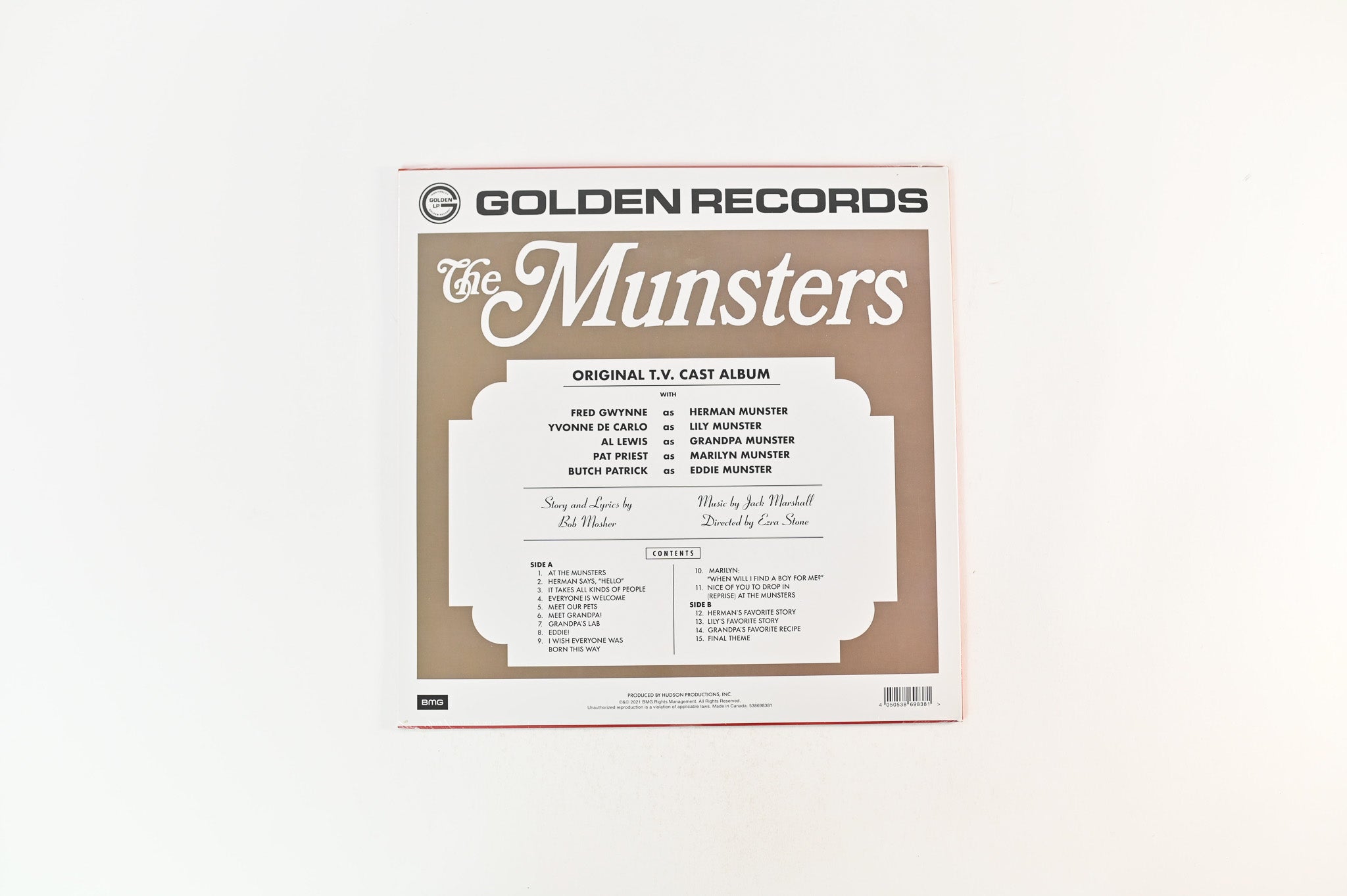 The Munsters - At Home With The Munsters on Golden Records BMG RSD BF 2021 Blue Vinyl Reissue Sealed