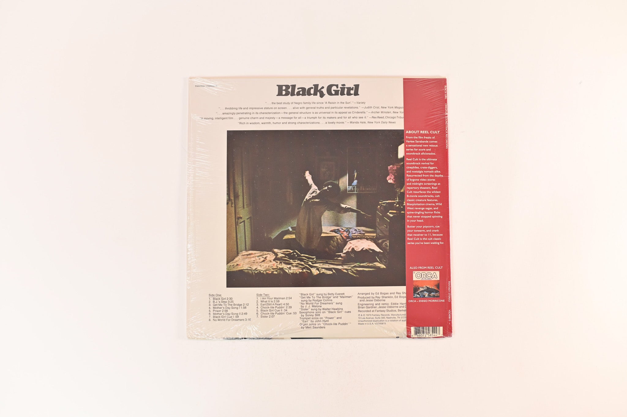 Various - Black Girl (Original Sound Track Recording) on Varese Sarabande RSD 2024 Clear Black Swirl Reissue Sealed