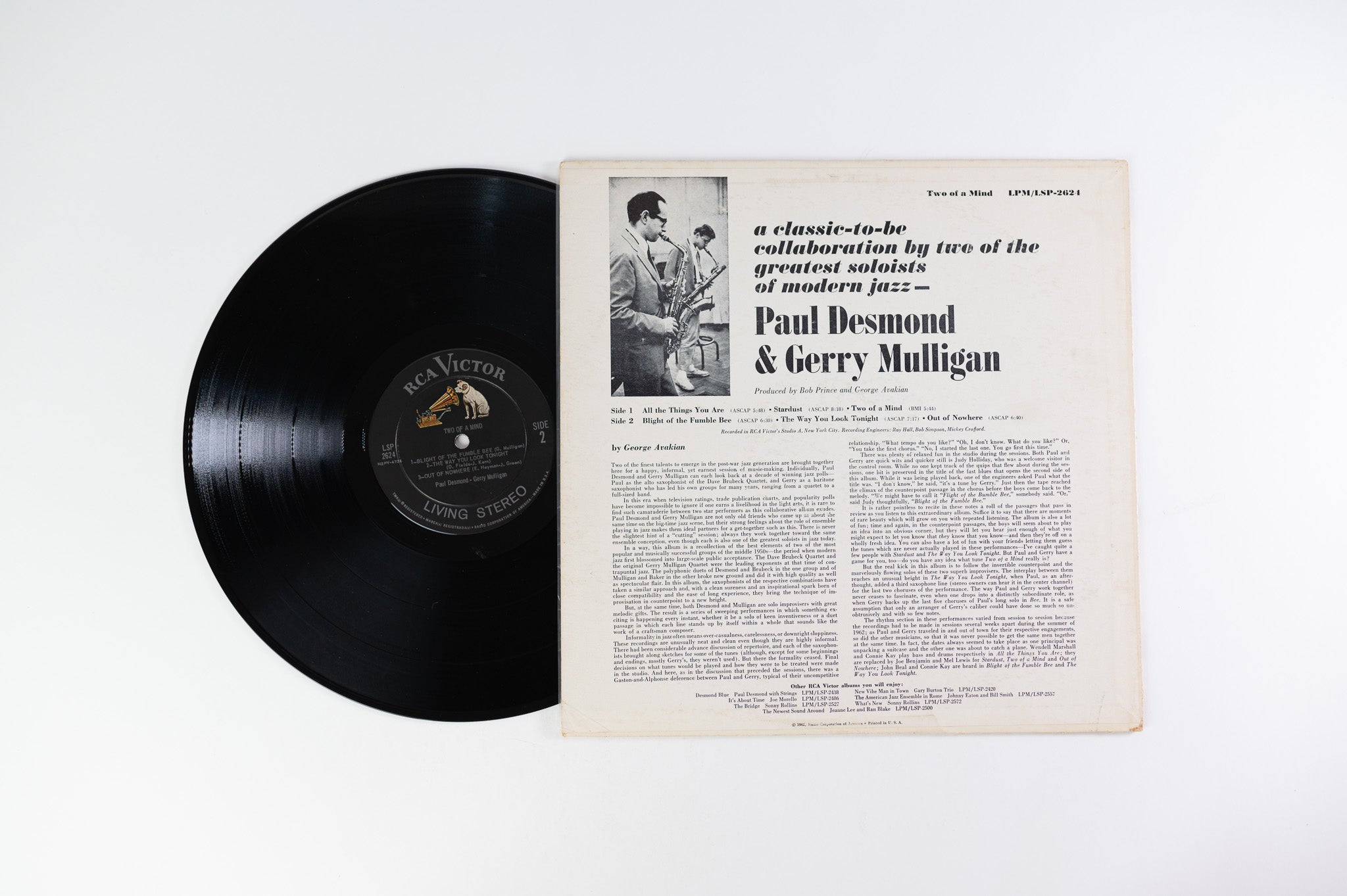 Paul Desmond - Two Of A Mind on RCA Victor