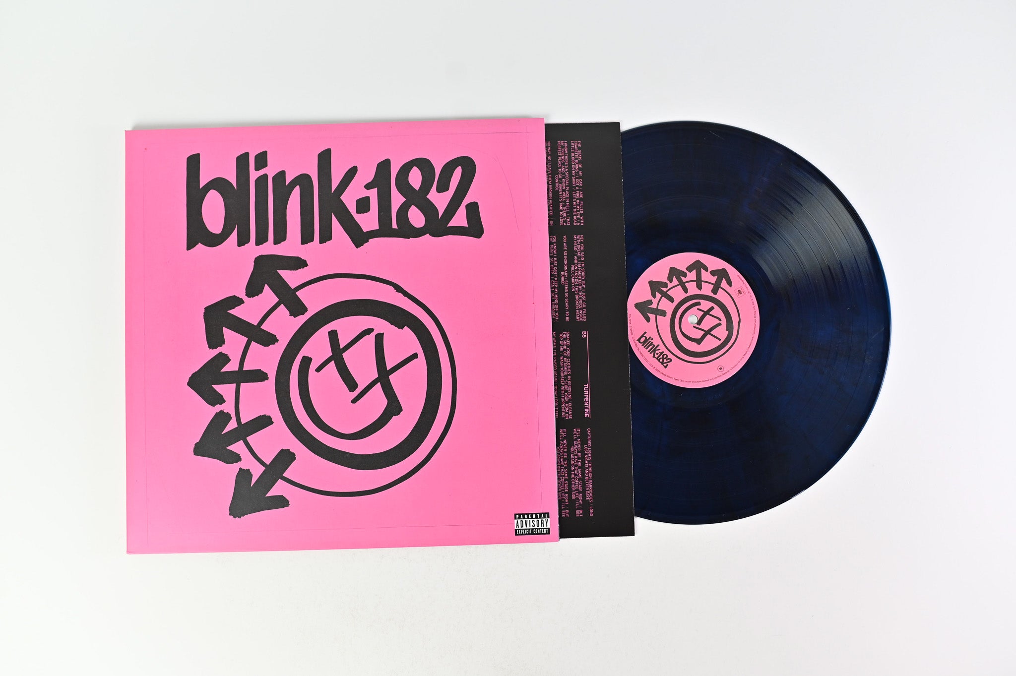 Blink-182 - One More Time... on Columbia Ltd Blue & Black Swirl