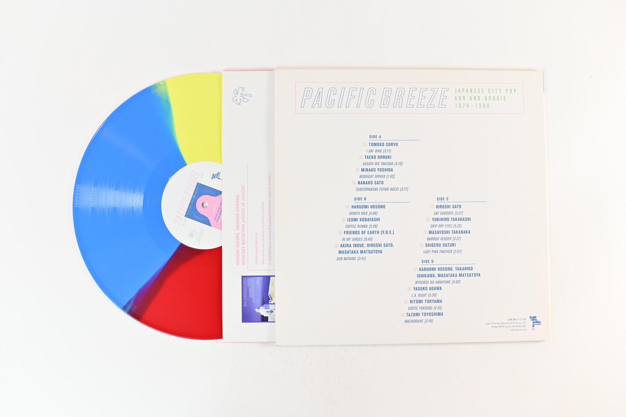 Various - Pacific Breeze: Japanese City Pop, AOR And Boogie 1976-1986 on Light in the Attic Ltd Tri-Color