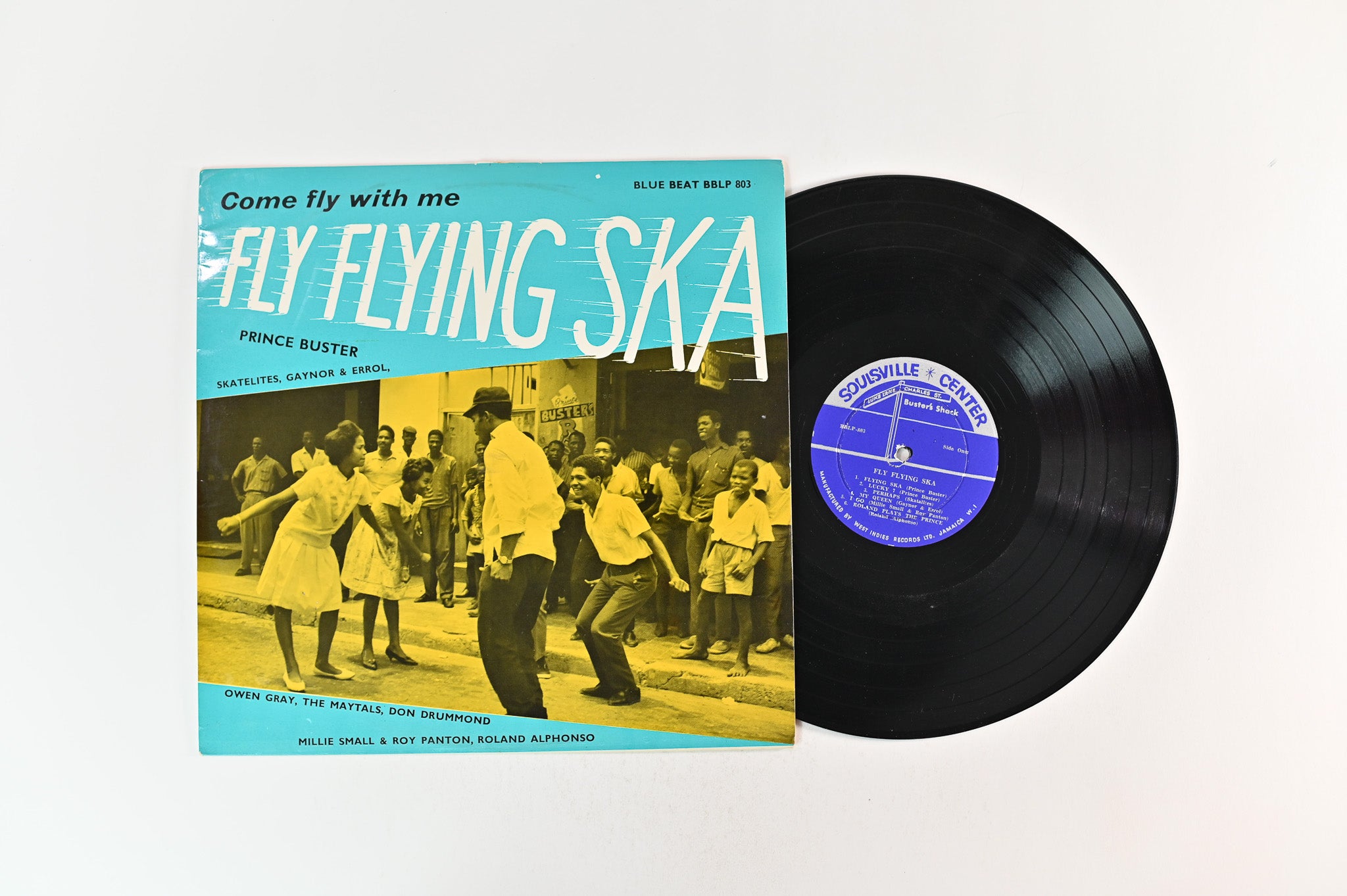 Various - Fly Flying Ska on Soulsville Center 1964 Jamaican Pressing