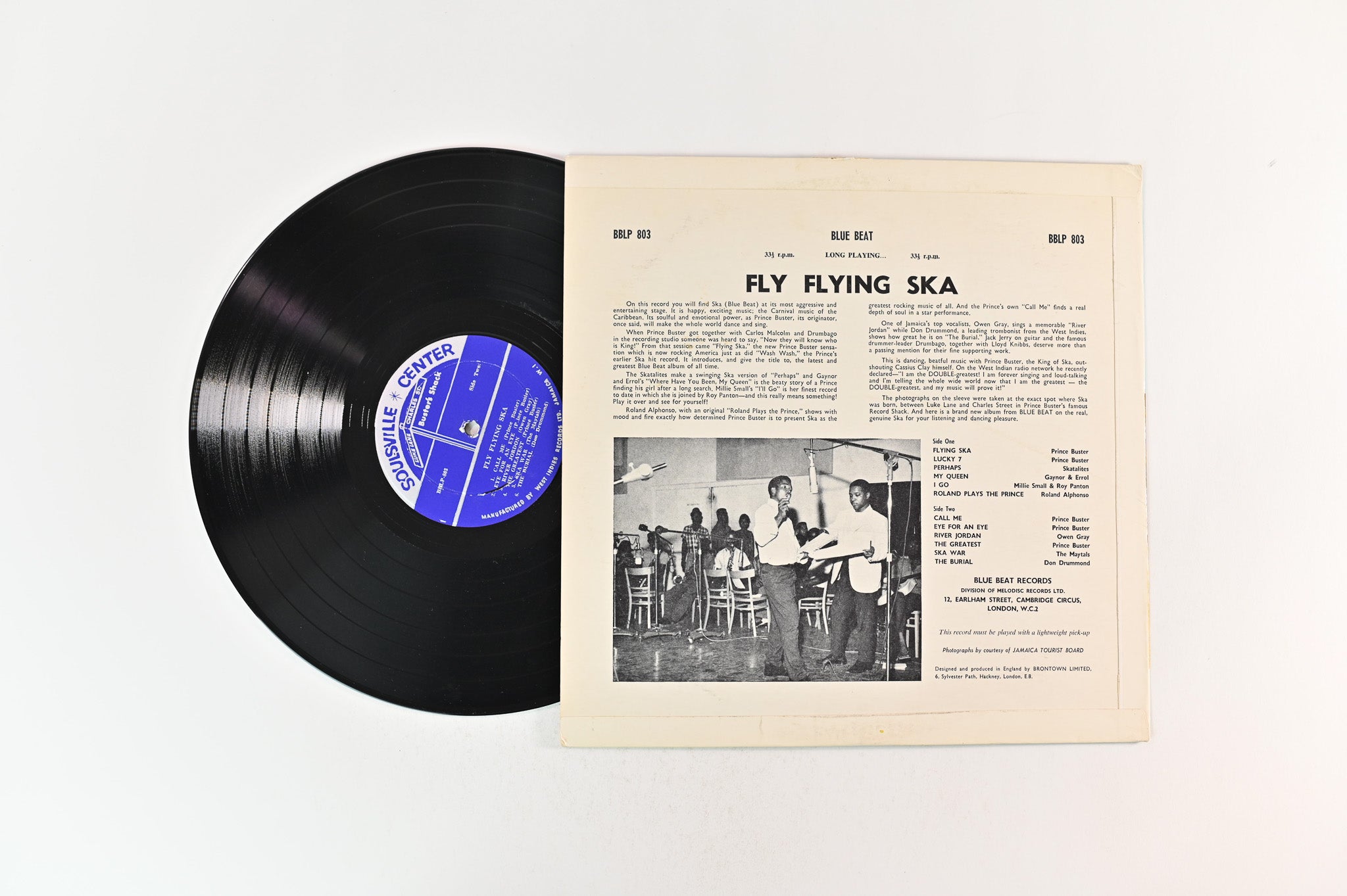 Various - Fly Flying Ska on Soulsville Center 1964 Jamaican Pressing