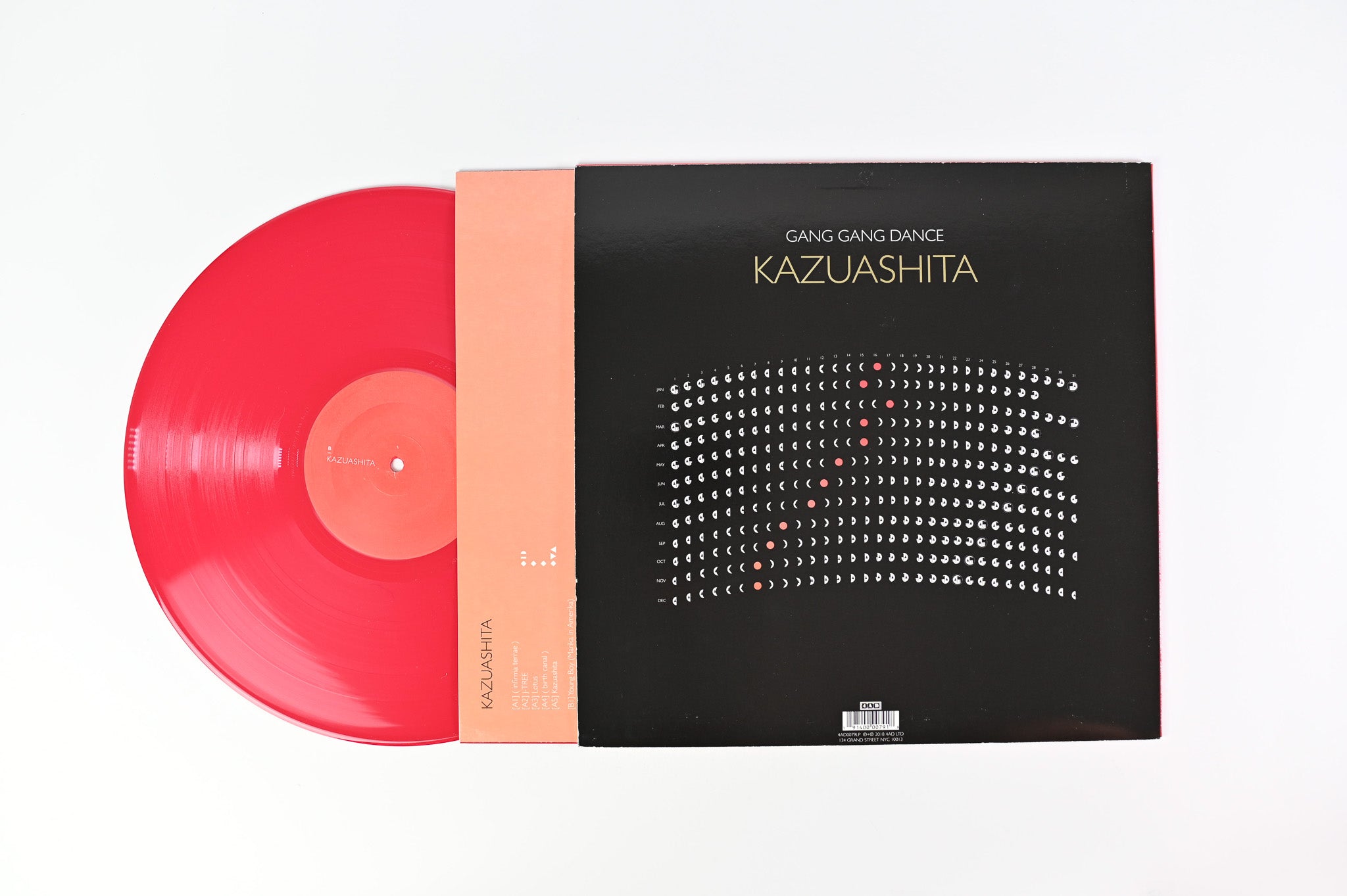 Gang Gang Dance - Kazuashita on 4AD Ltd Red Vinyl