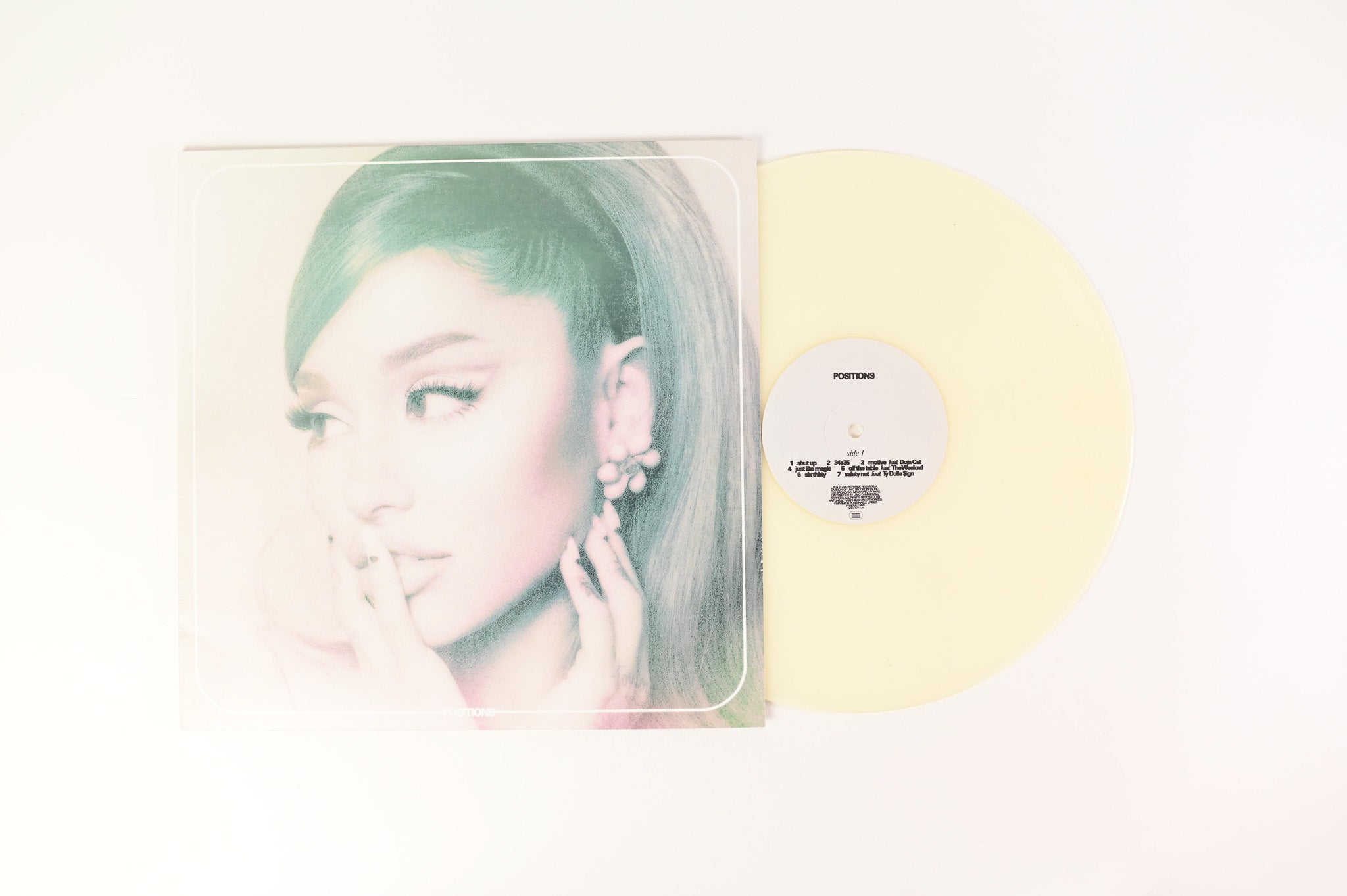 Ariana Grande - Positions on Republic Ltd Glow In The Dark Vinyl