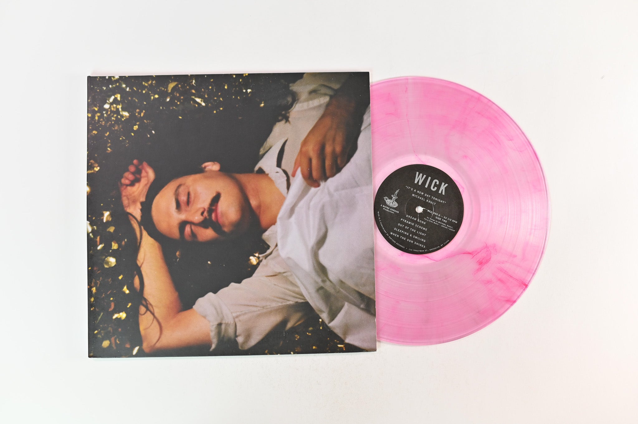 Michael Rault - It's A New Day Tonight on Wick Records - Pink Vinyl