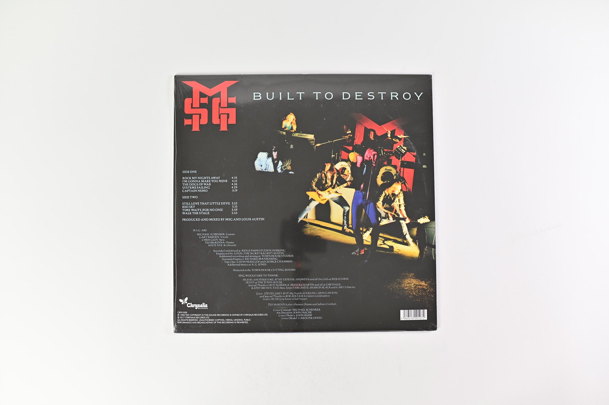 The Michael Schenker Group - Built To Destroy on Chrysalis Ltd Picture Disc Reissue Sealed