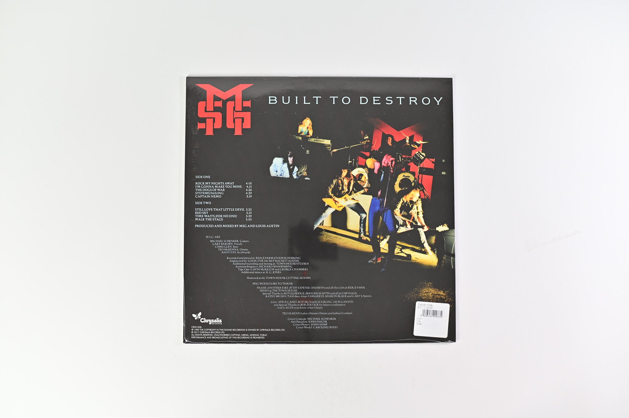 The Michael Schenker Group - Built To Destroy on Chrysalis Reissue Sealed