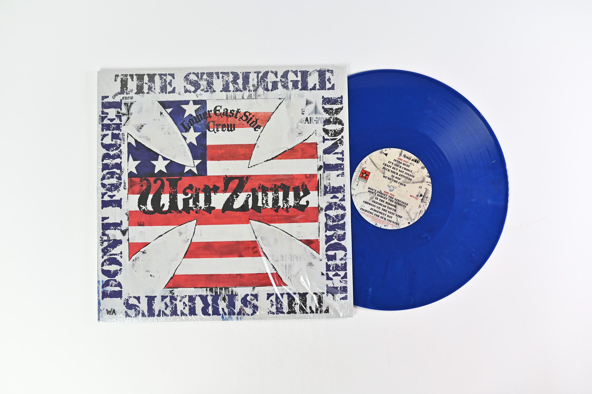 Warzone - Don't Forget The Struggle Don't Forget The Streets on Revelation Ltd Blue Reissue