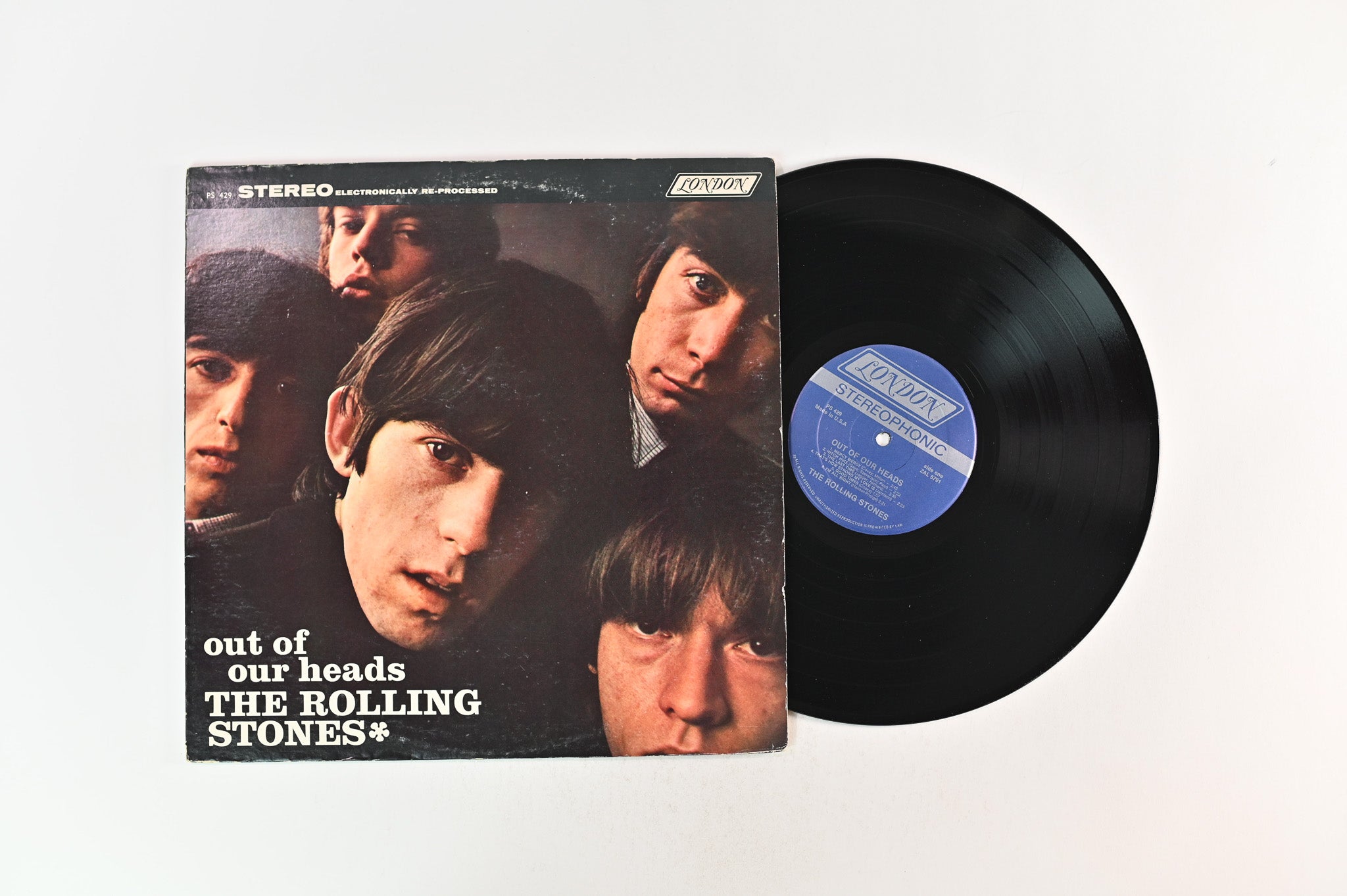 The Rolling Stones - Out Of Our Heads on London Records - Stereo