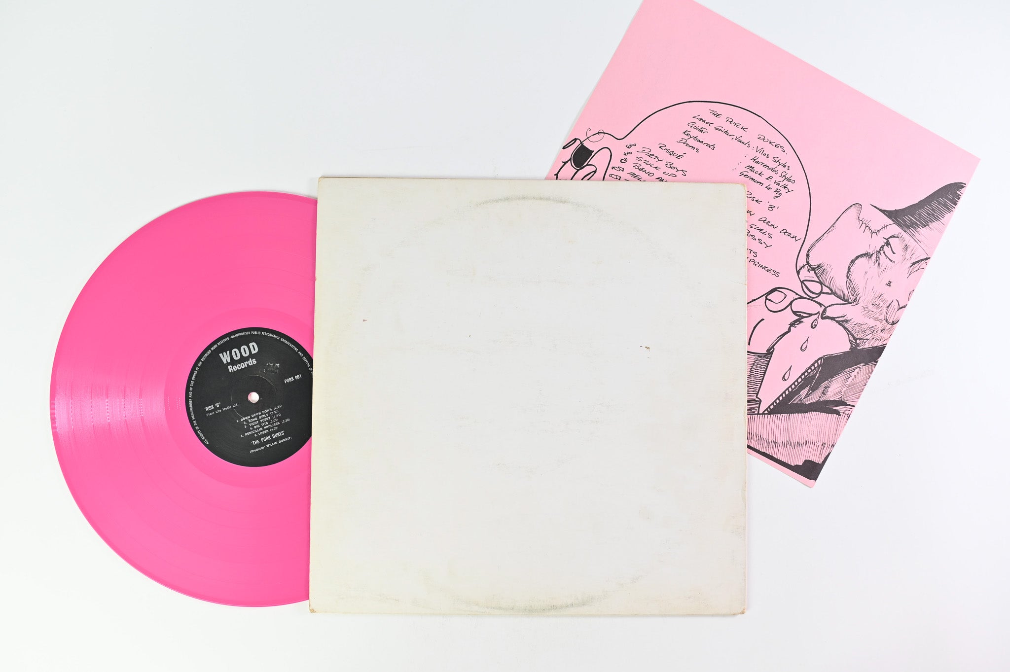 The Pork Dukes - Pink Pork on Wood Pink Vinyl