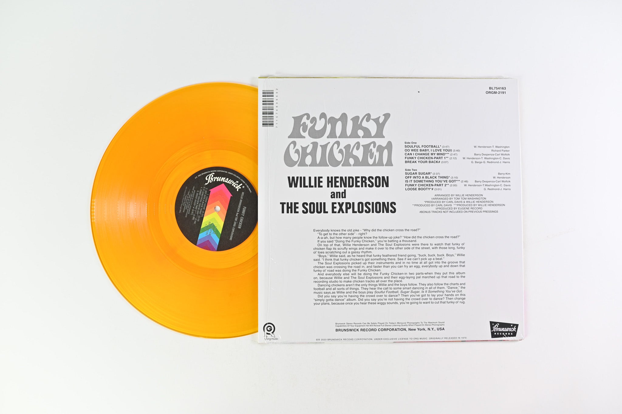 Willie Henderson - Funky Chicken on Brunswick ORG Ltd RSD 2023 Orange Reissue