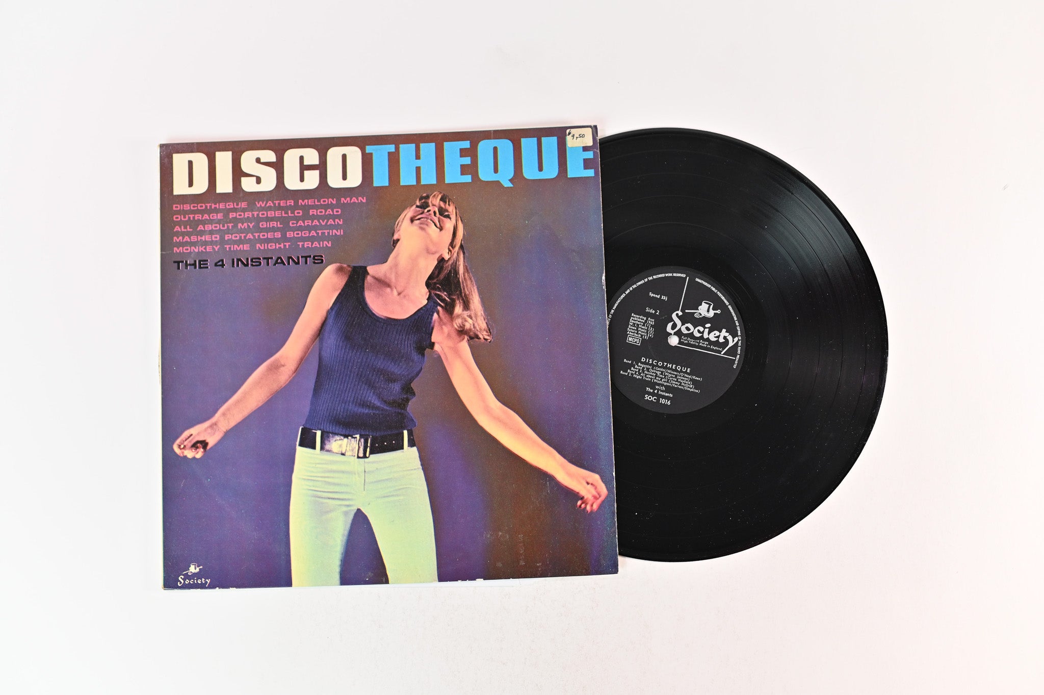 The 4 Instants - Discotheque on Society UK pressing