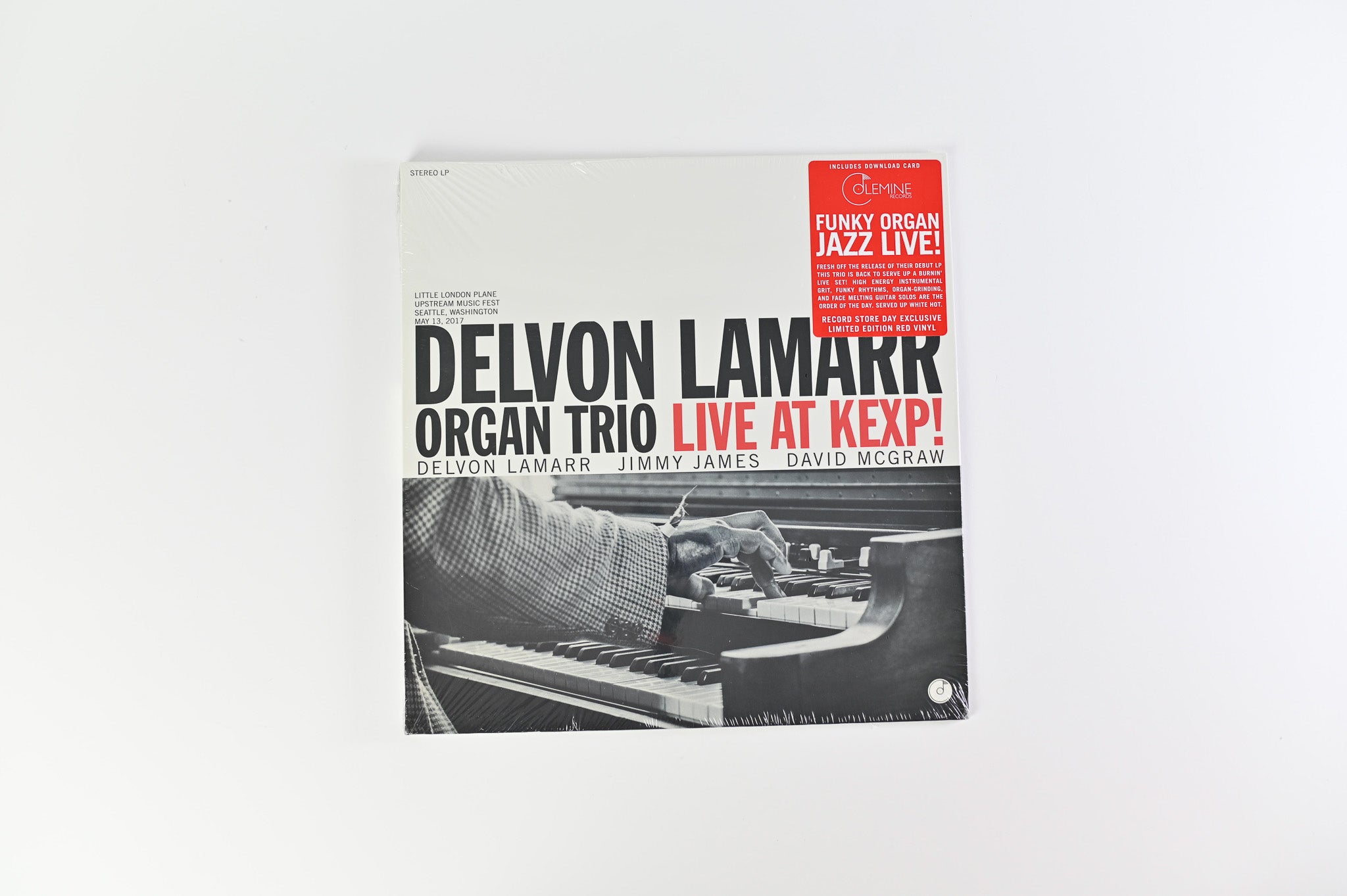 Delvon LaMarr Organ Trio - Live At KEXP! on Colemine RSD 2018 Ltd Numbered Red Vinyl Sealed