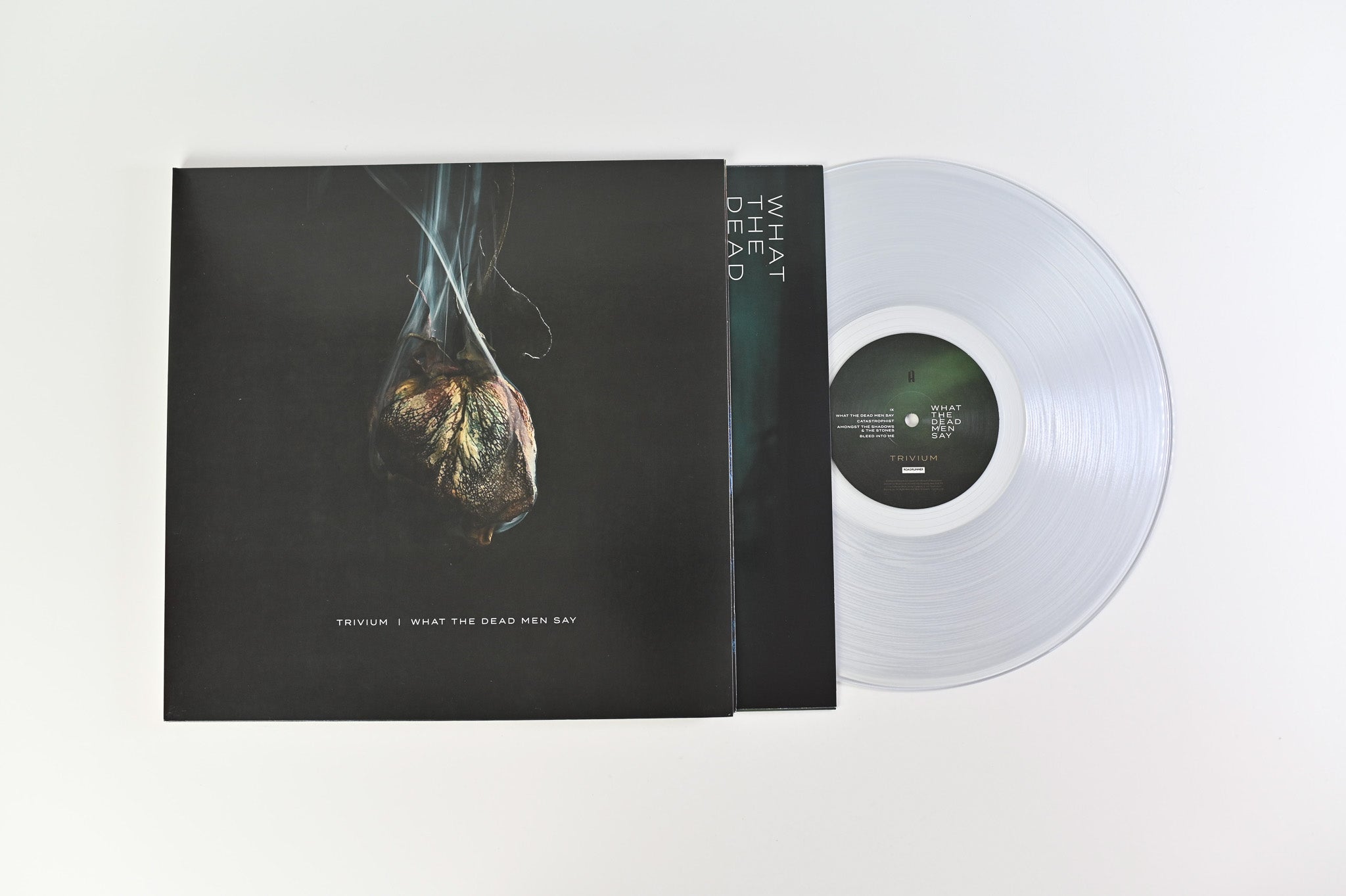 Trivium - What The Dead Men Say on Roadrunner Ltd Clear Vinyl