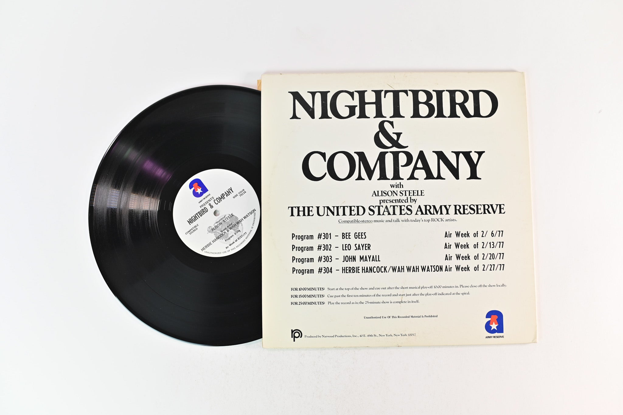 Bee Gees - Nightbird & Company: Cosmic Connections With Alison Steele on Army Reserve