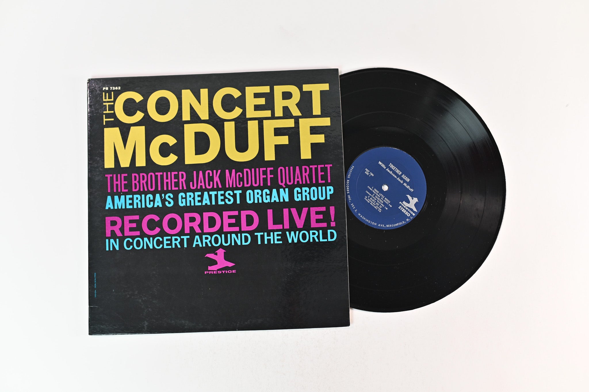 The Brother Jack McDuff Quartet - The Concert McDuff on Prestige Stereo