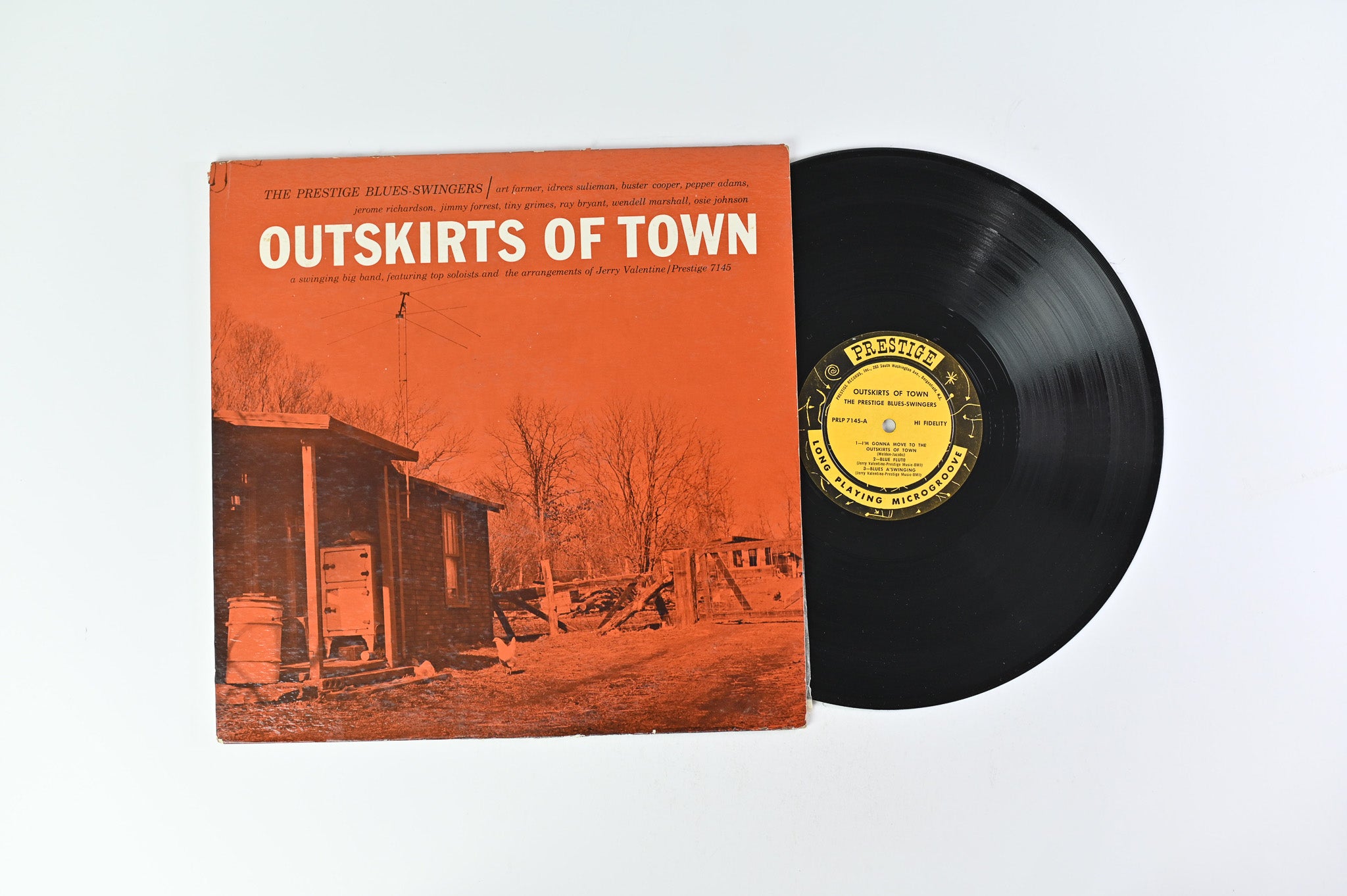 The Prestige Blues-Swingers - Outskirts Of Town on Prestige Mono