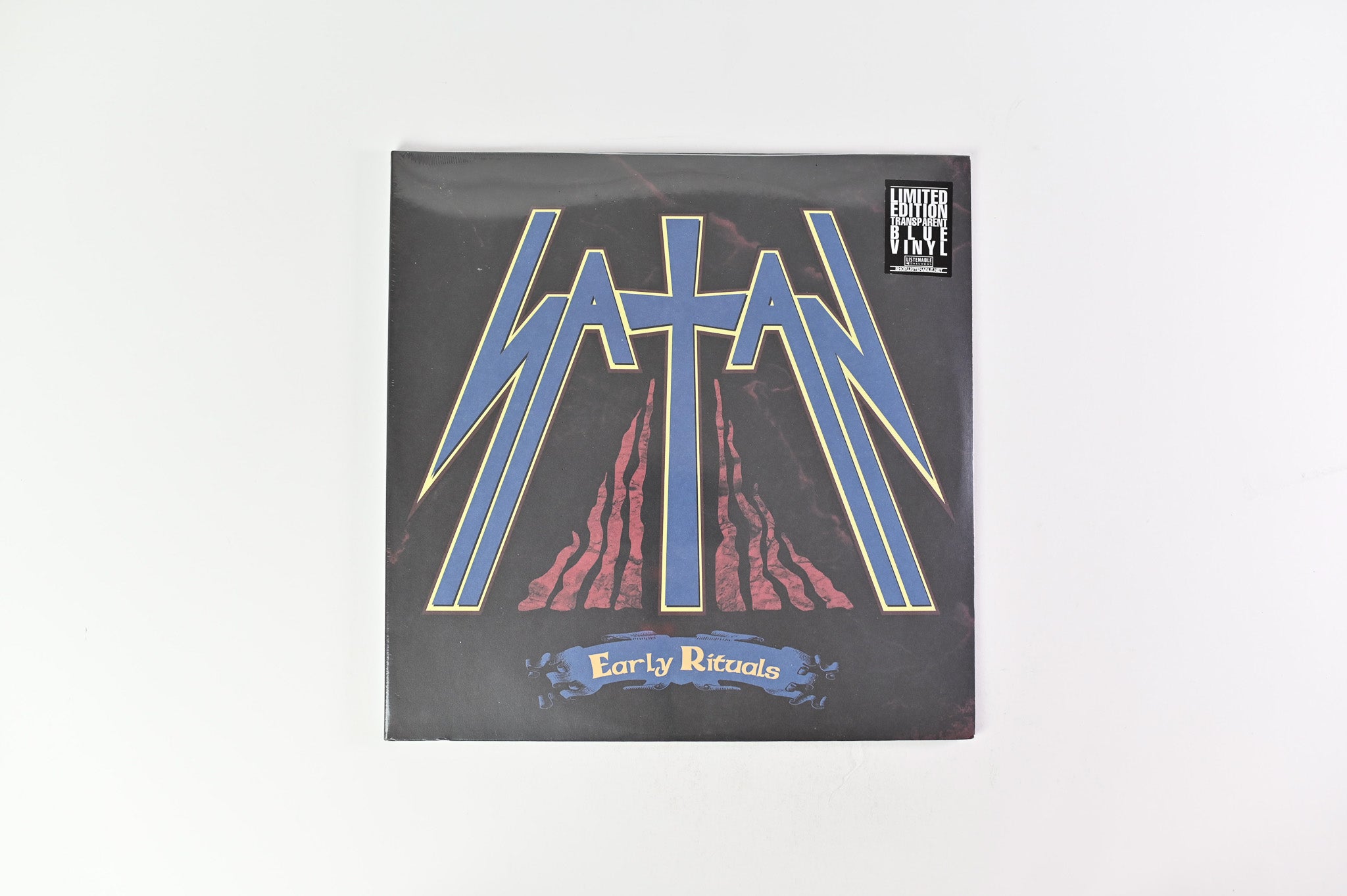 Satan - Early Rituals on Listenable Ltd Blue Vinyl Reissue Sealed