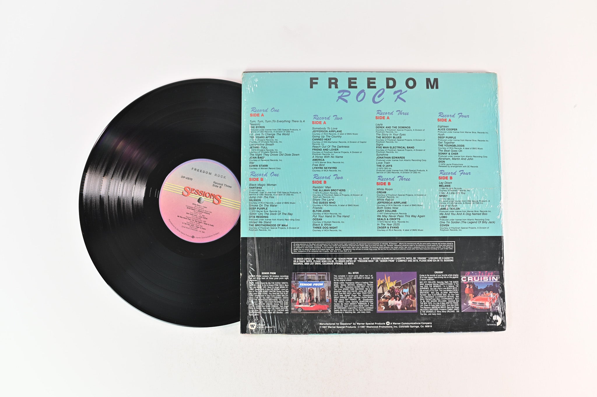 Various - Freedom Rock on Warner Special Products 4-lp