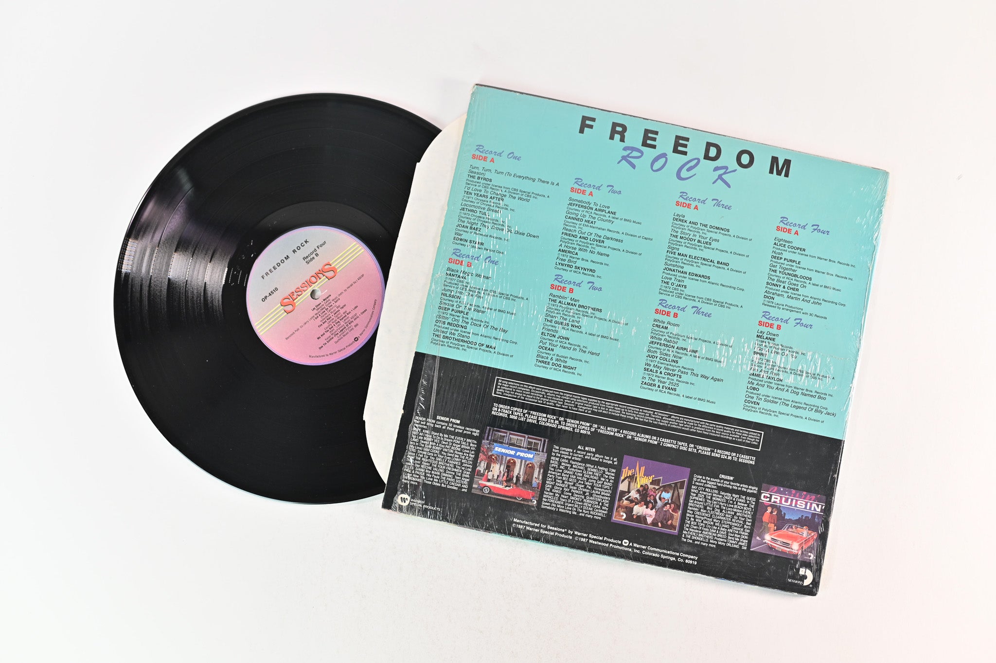 Various - Freedom Rock on Warner Special Products 4-lp