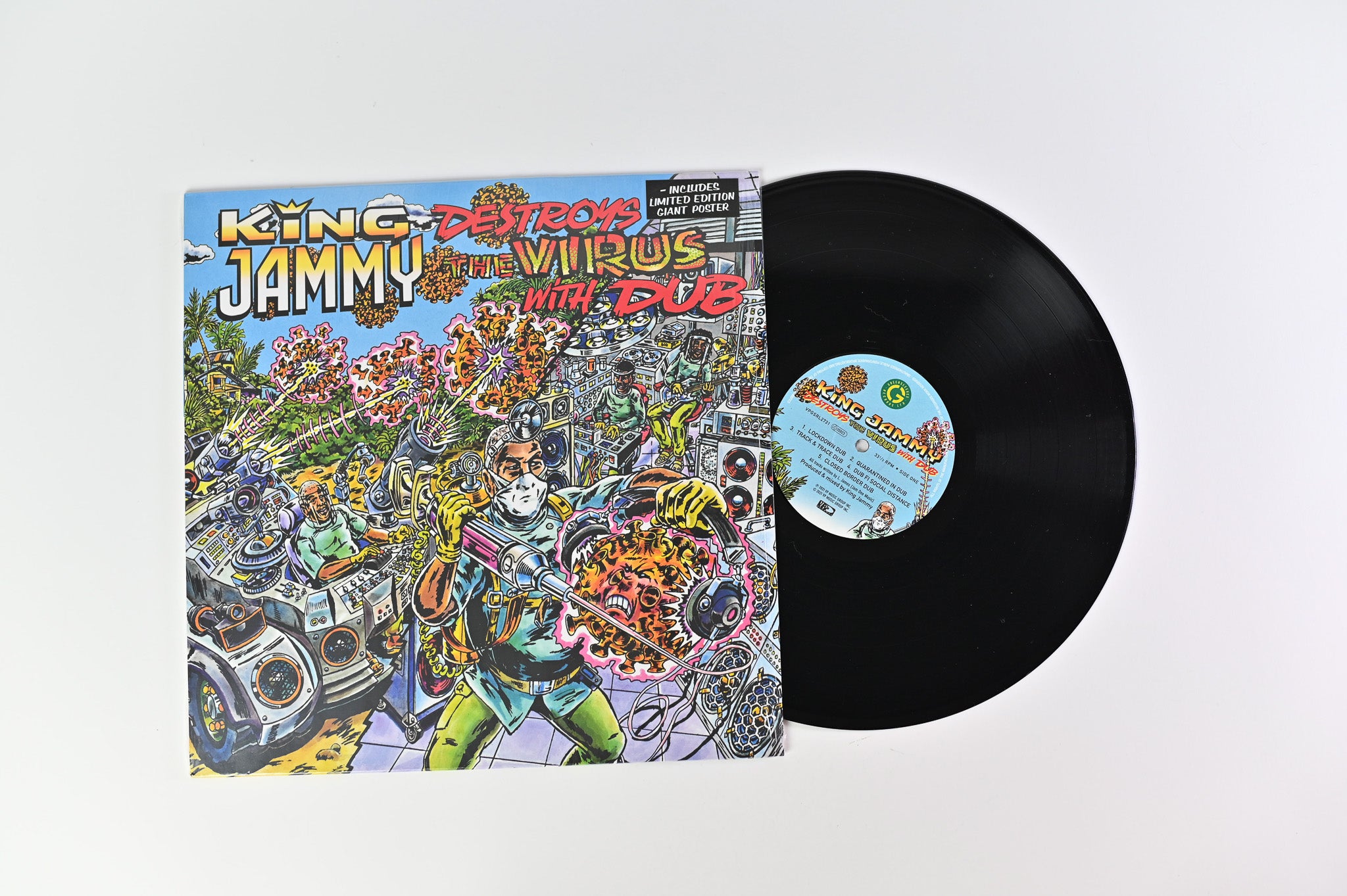 King Jammy - King Jammy Destroys The Virus With Dub on Greensleeves Records / VP