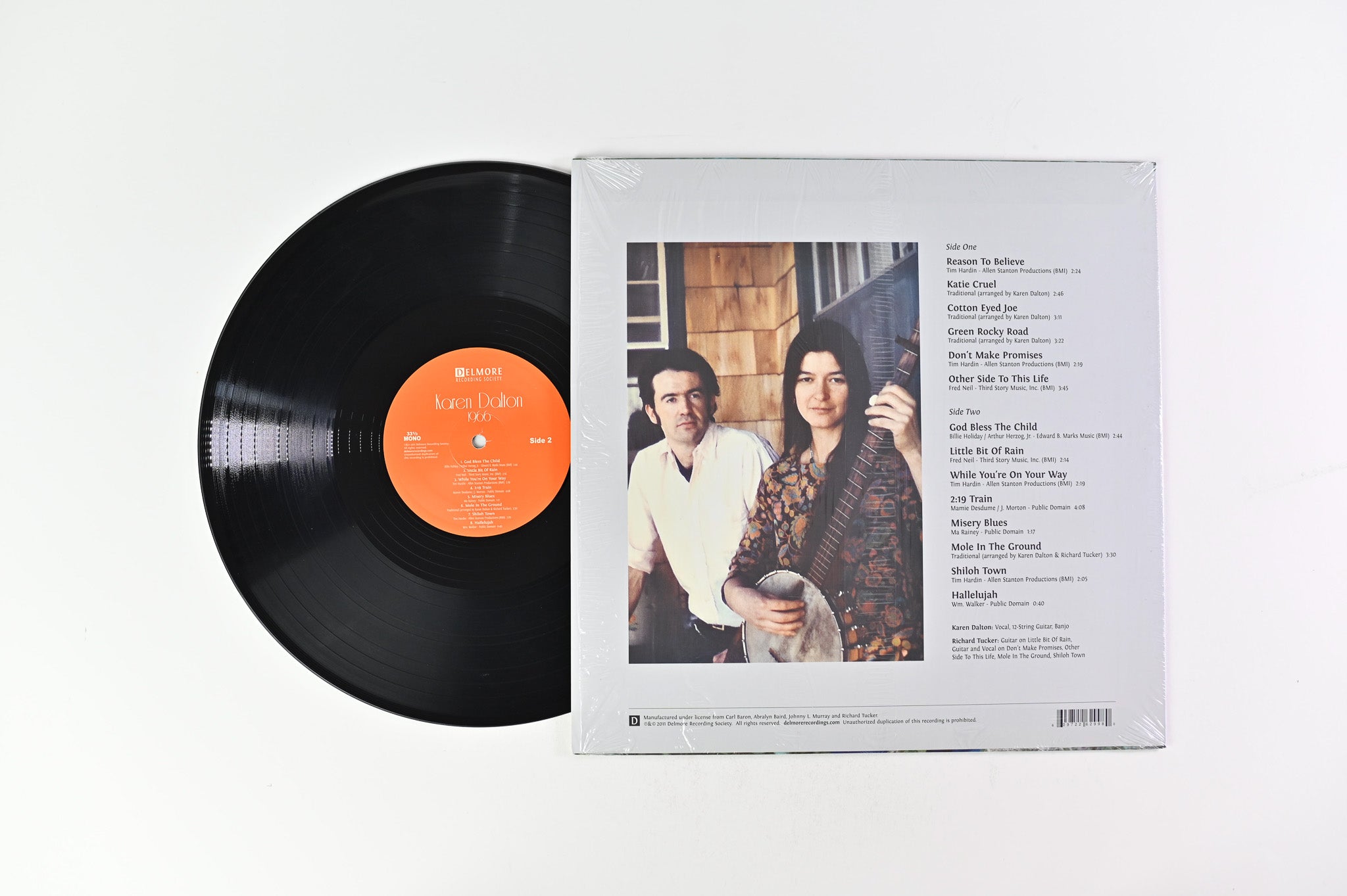 Karen Dalton - 1966 on Delmore Recording Society Ltd Pressing