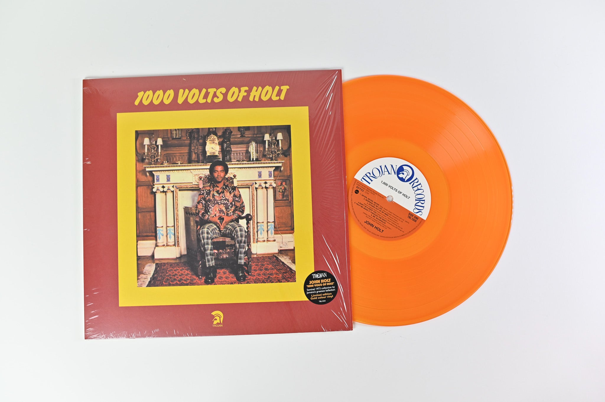 John Holt - 1000 Volts Of Holt on Trojan Records - Gold Vinyl