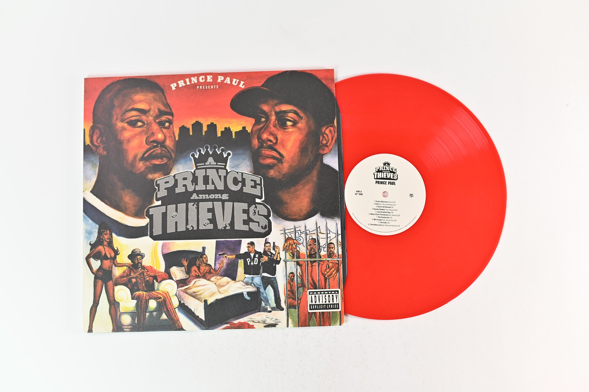 Prince Paul - A Prince Among Thieves on Tommy Boy - Red & Orange Marble Vinyl