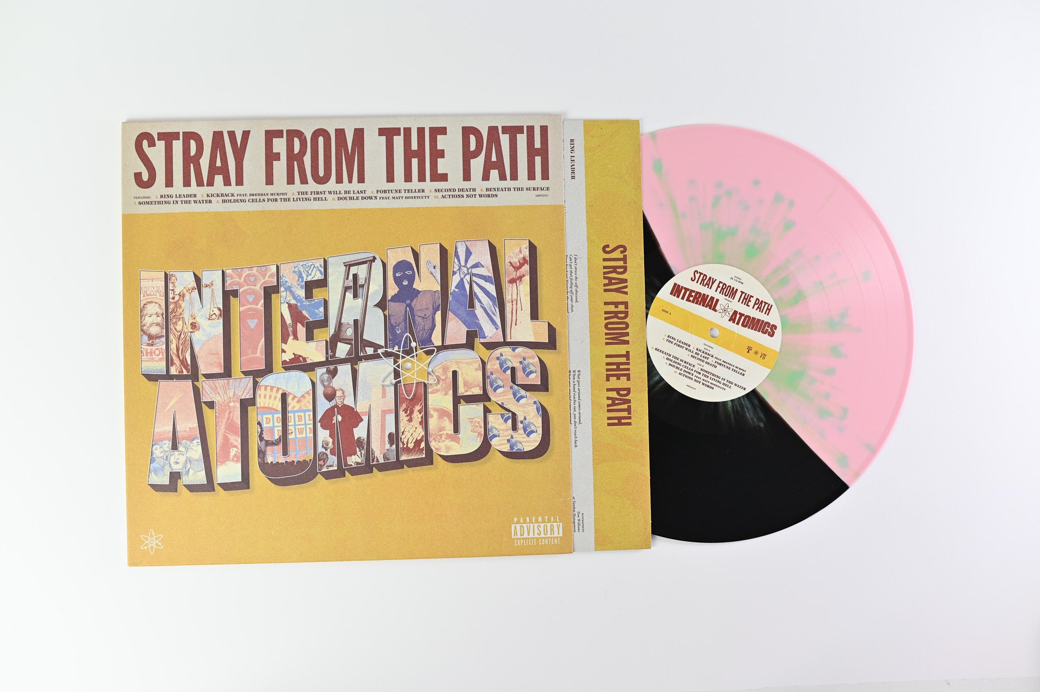 Stray From The Path - Internal Atomics on UNFD - Splatter Vinyl