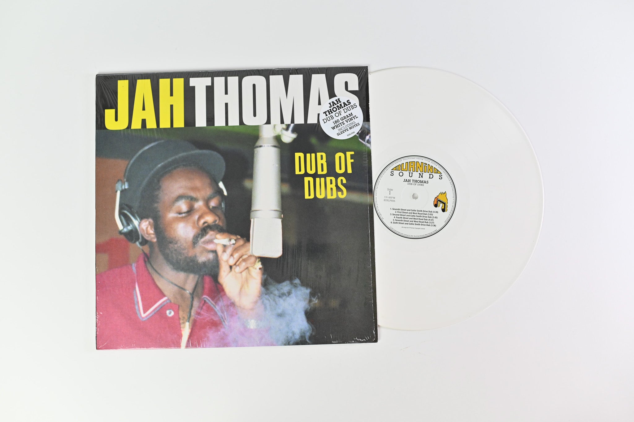 Jah Thomas - Dub Of Dubs on Burning Sounds - White Vinyl