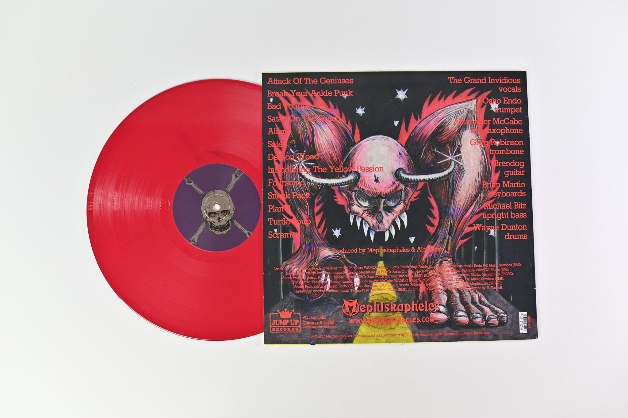 Mephiskapheles - Maximum Perversion on Jump Up! Records - Red Vinyl