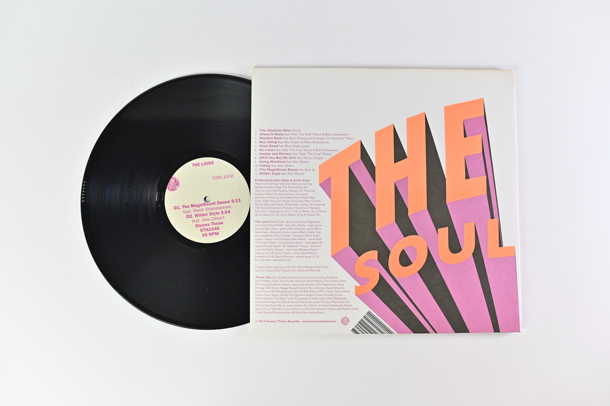 The Lions - Soul Riot on Stones Throw Records